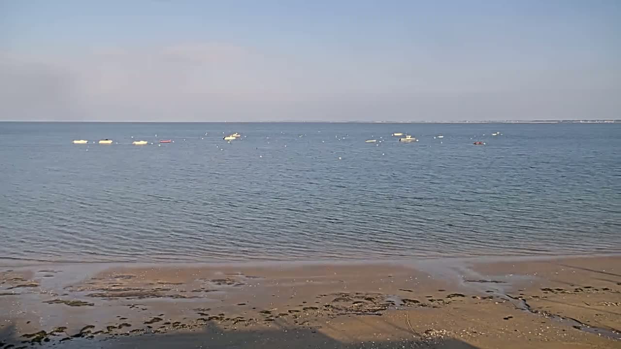 Pénestin, Plage de Betahon Beach Live Cam - Vannes, Morbihan, Bretagne, France