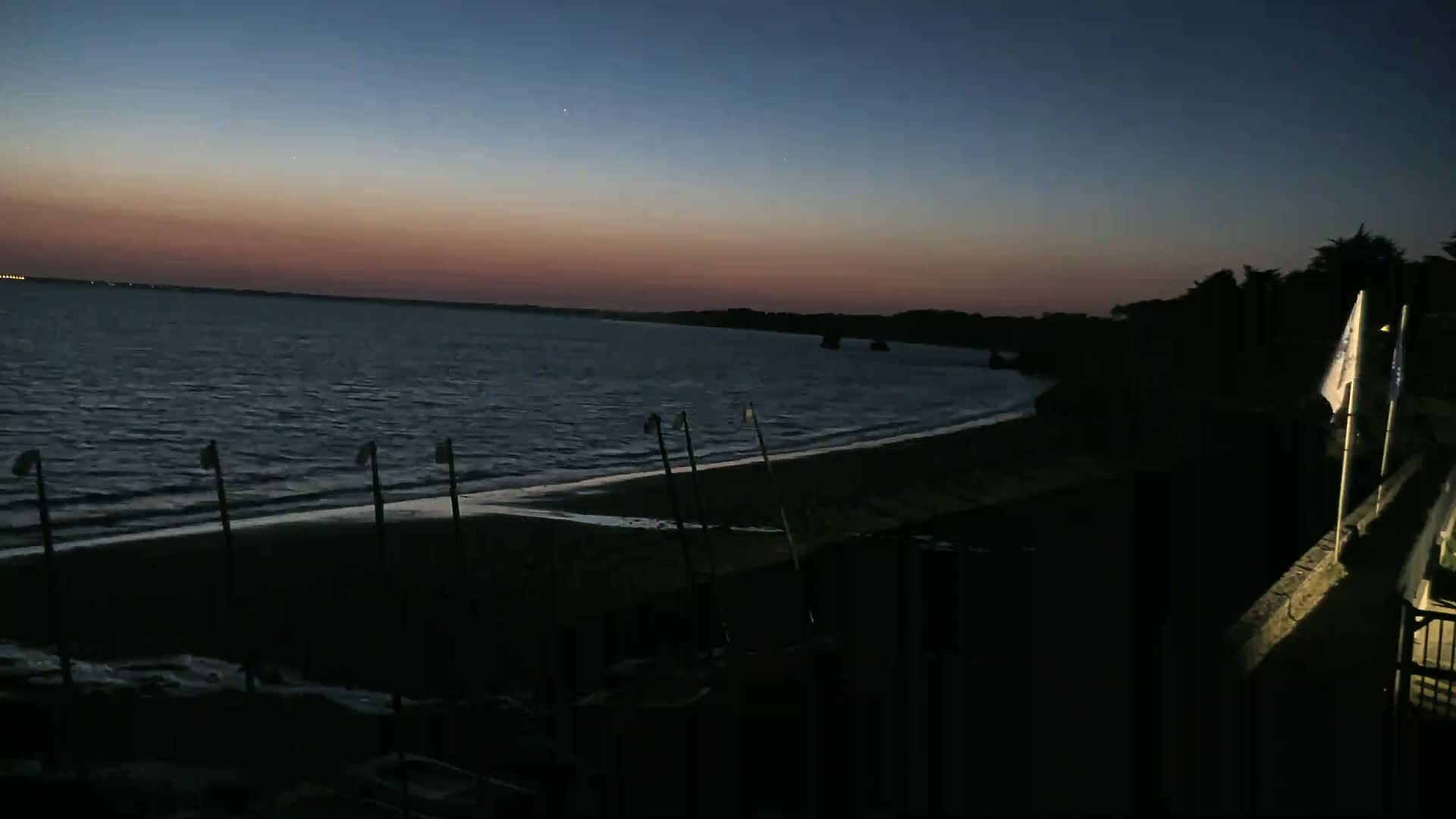 Pénestin, Plage de Betahon Beach Live Cam - Vannes, Morbihan, Bretagne, France