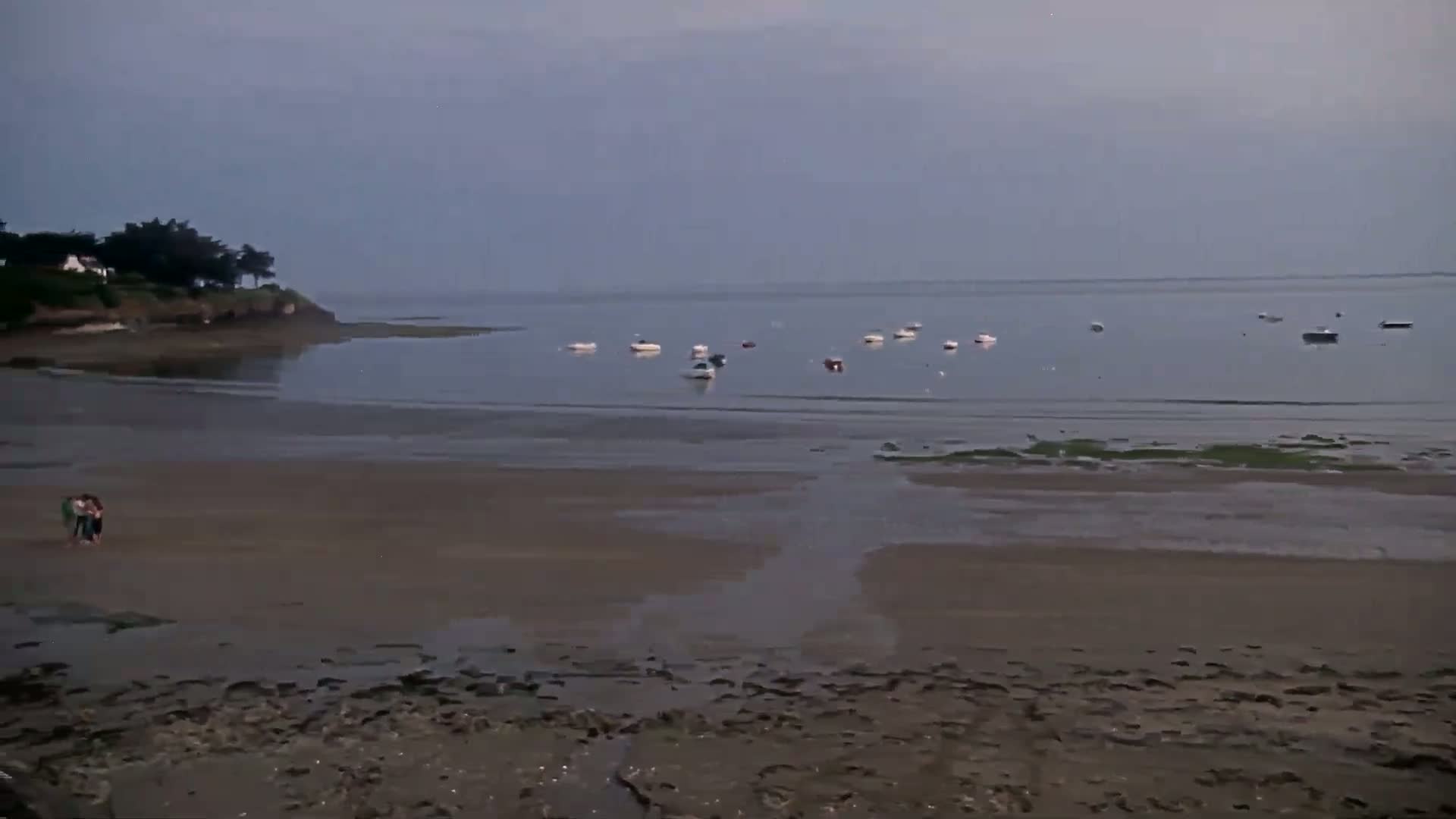 Pénestin, Plage de Betahon Beach Live Cam - Vannes, Morbihan, Bretagne, France