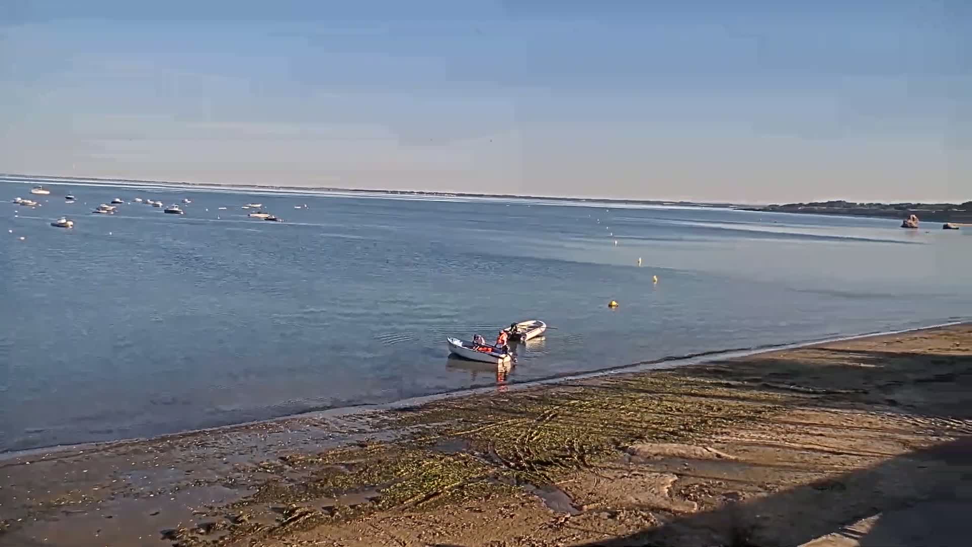 Pénestin, Plage de Betahon Beach Live Cam - Vannes, Morbihan, Bretagne, France