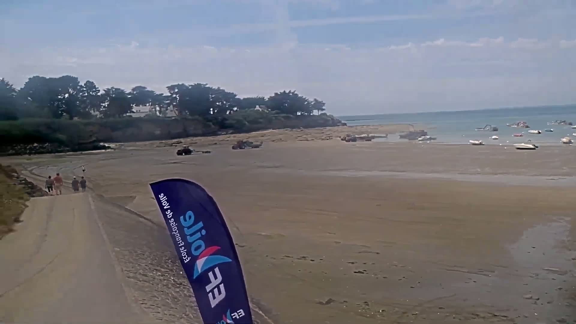 Pénestin, Plage de Betahon Beach Live Cam - Vannes, Morbihan, Bretagne, France