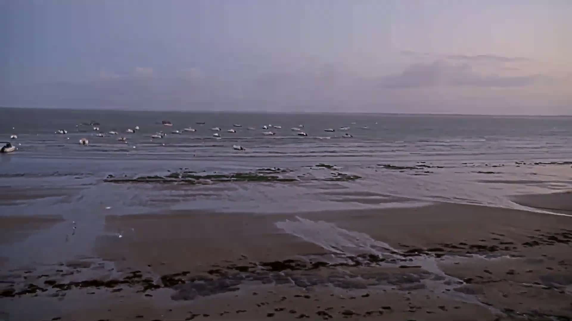 Pénestin, Plage de Betahon Beach Live Cam - Vannes, Morbihan, Bretagne, France