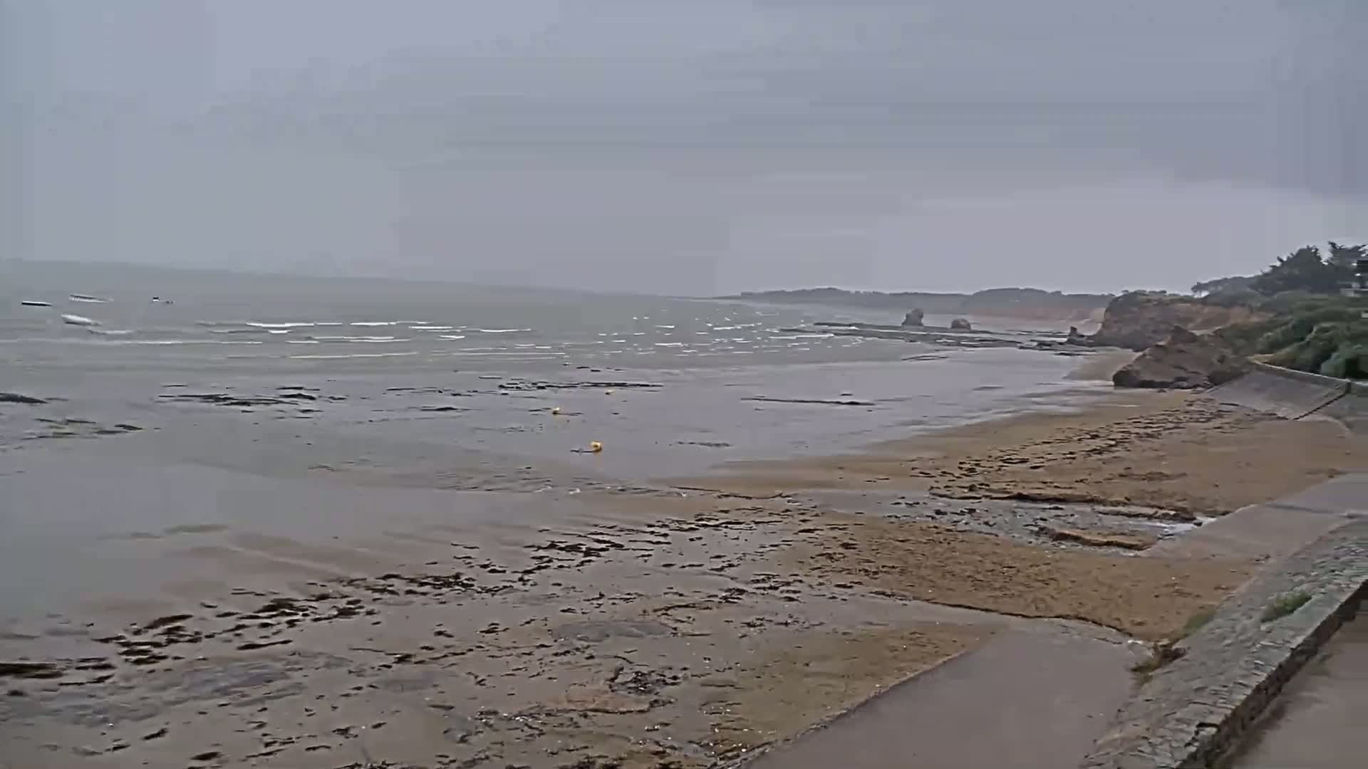 Pénestin, Plage de Betahon Beach Live Cam - Vannes, Morbihan, Bretagne, France