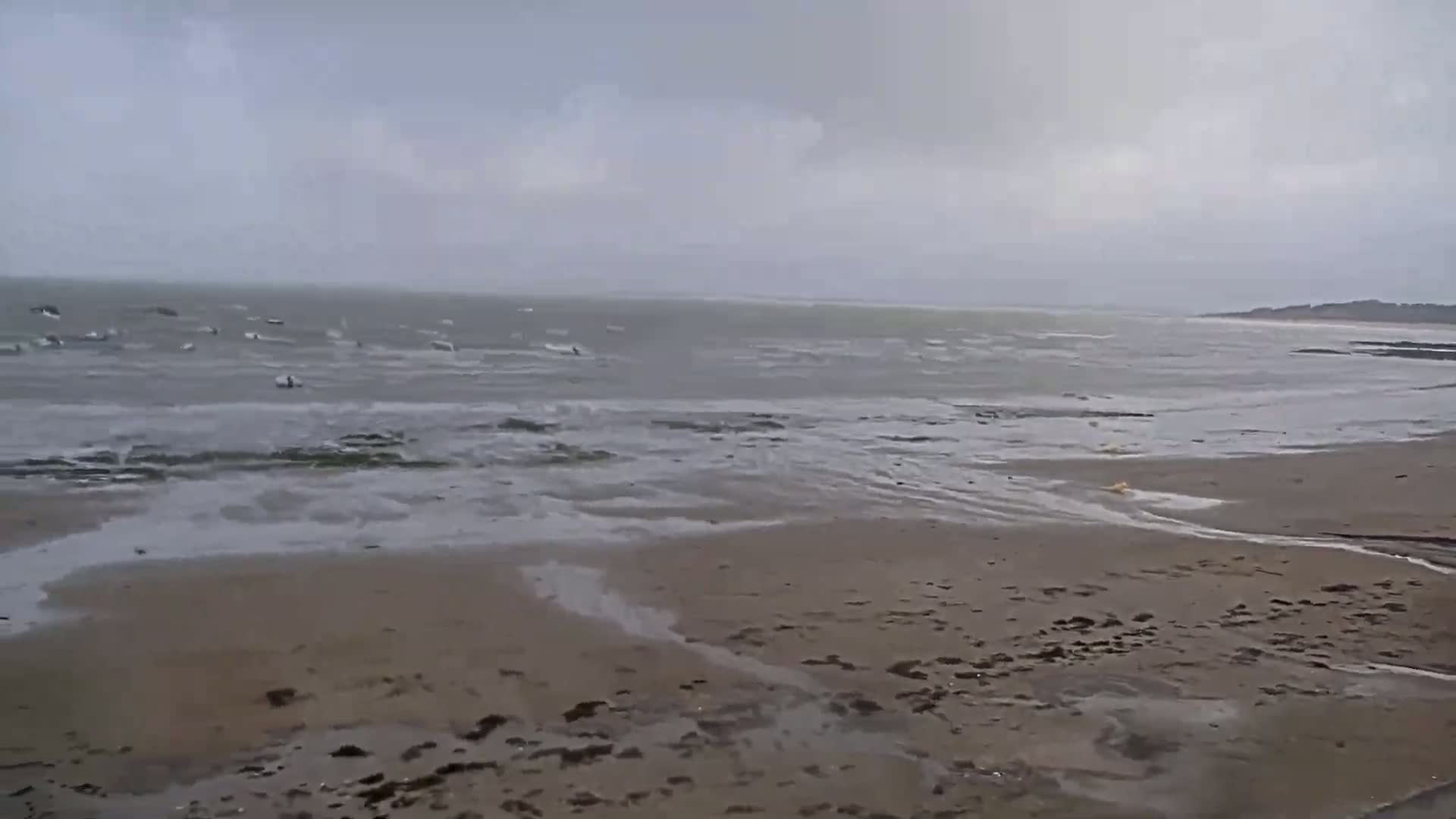 Pénestin, Plage de Betahon Beach Live Cam - Vannes, Morbihan, Bretagne, France