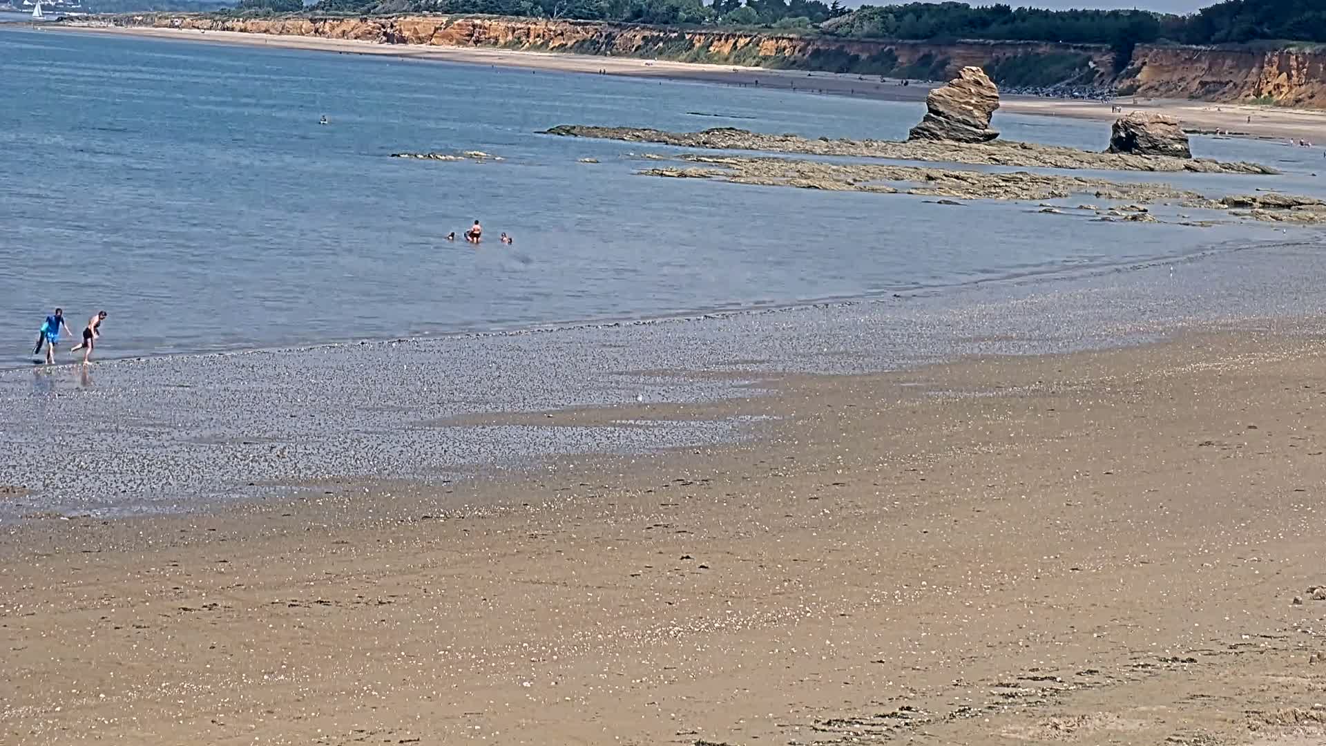 Pénestin, Plage de Betahon Beach Live Cam - Vannes, Morbihan, Bretagne, France