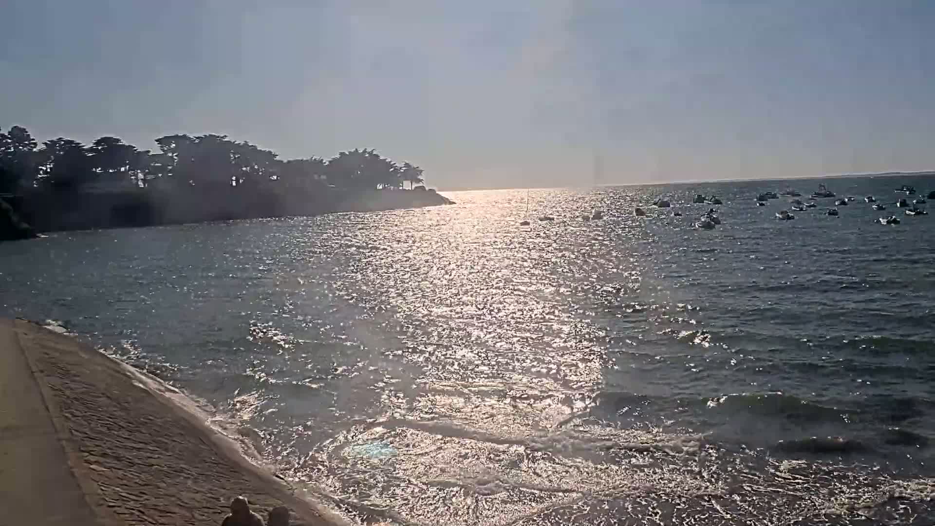 Pénestin, Plage de Betahon Beach Live Cam - Vannes, Morbihan, Bretagne, France