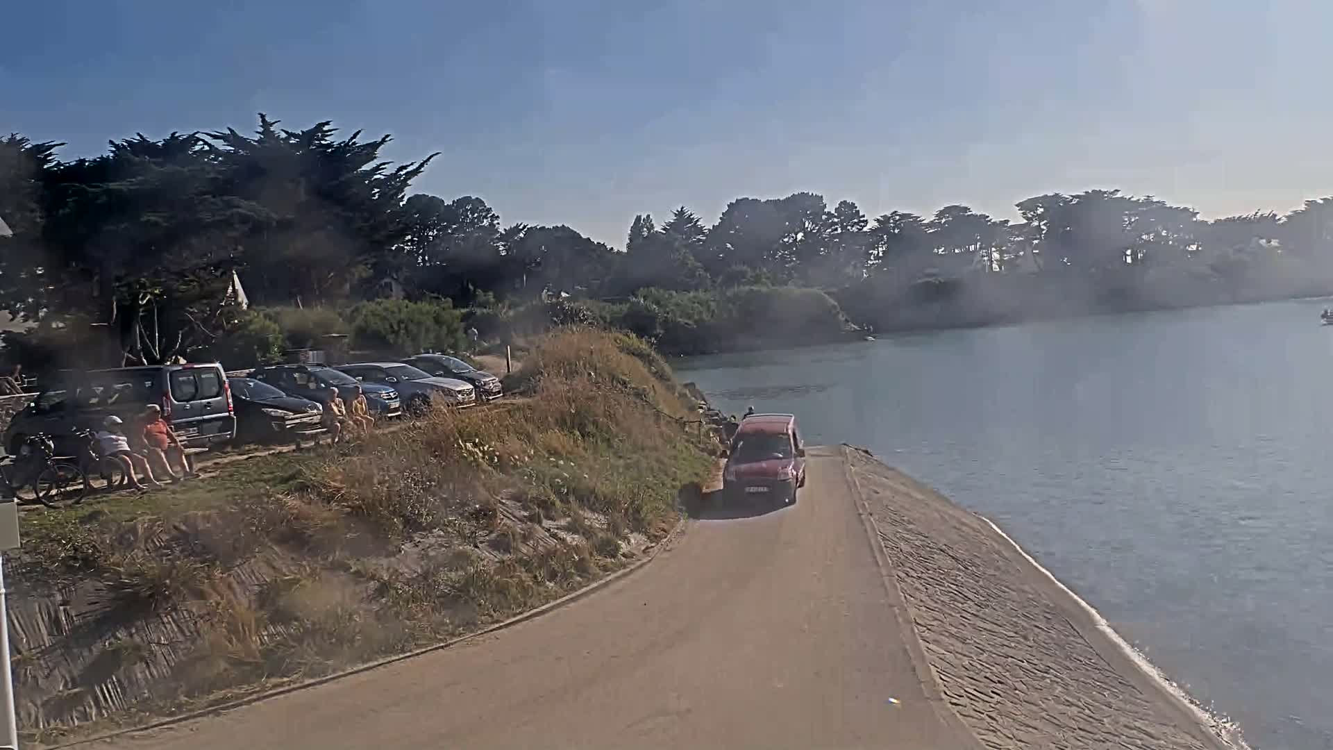 Pénestin, Plage de Betahon Beach Live Cam - Vannes, Morbihan, Bretagne, France