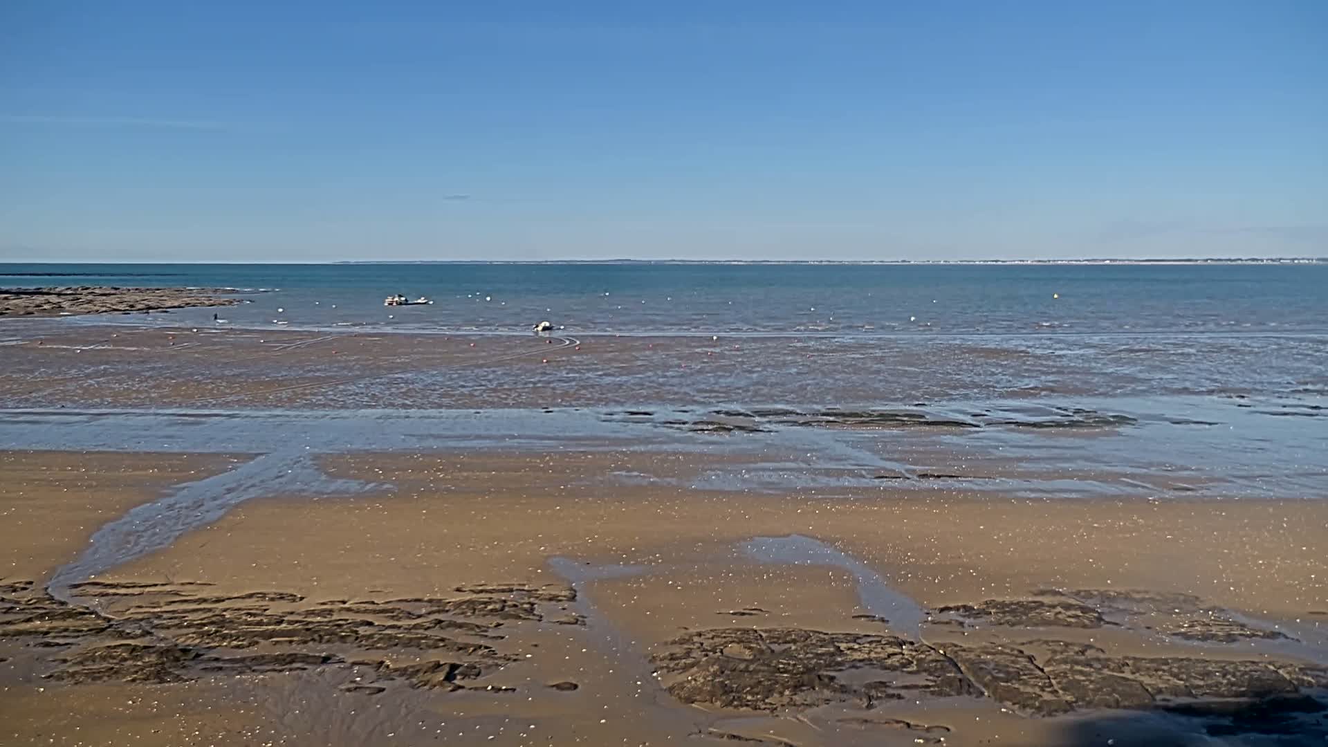 Pénestin, Plage de Betahon Beach Live Cam - Vannes, Morbihan, Bretagne, France
