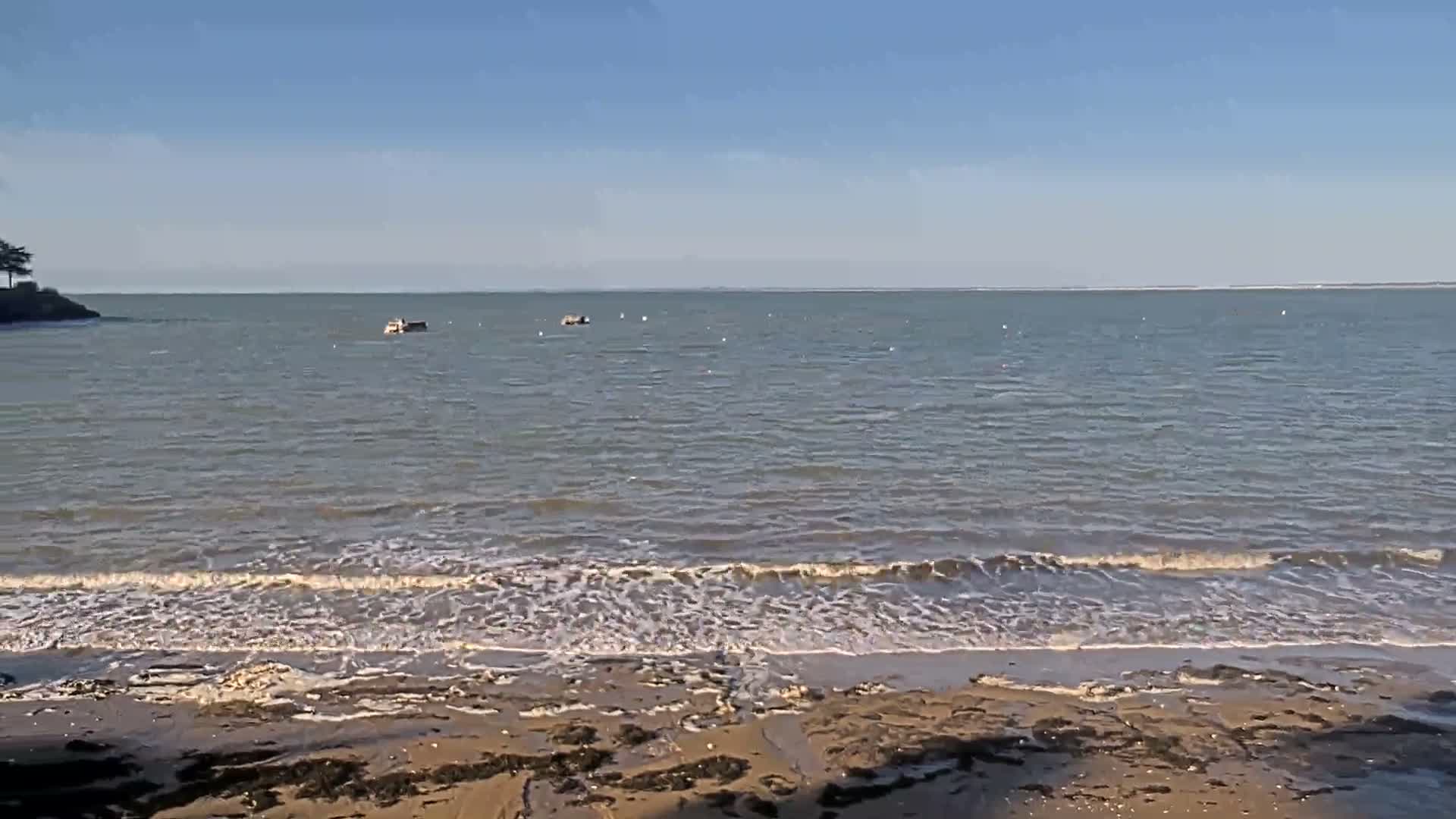 Pénestin, Plage de Betahon Beach Live Cam - Vannes, Morbihan, Bretagne, France