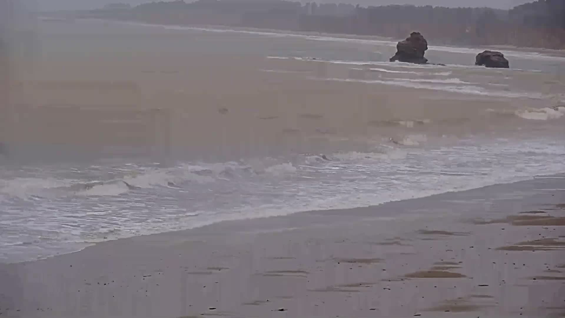 Pénestin, Plage de Betahon Beach Live Cam - Vannes, Morbihan, Bretagne, France