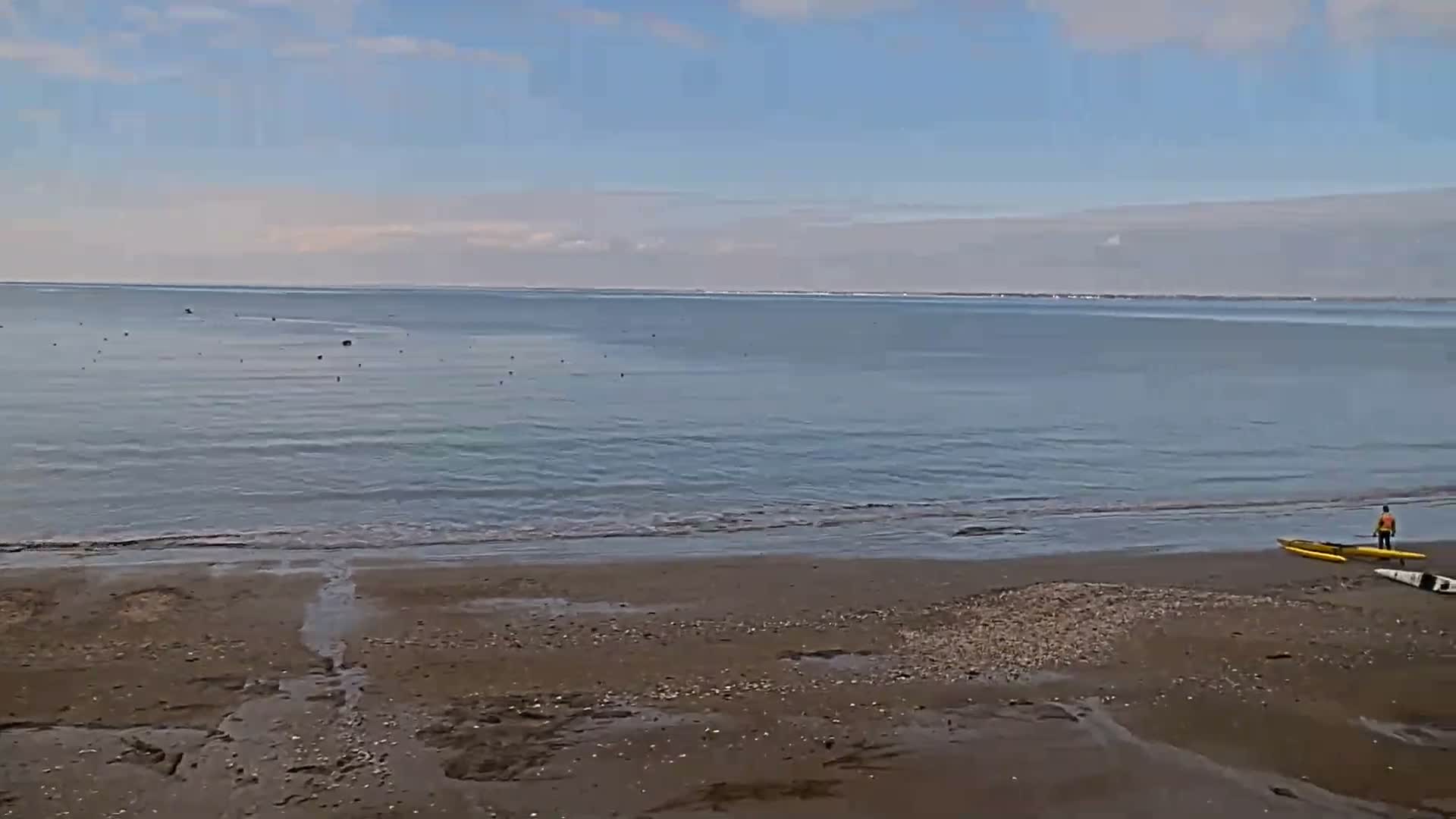 Pénestin, Plage de Betahon Beach Live Cam - Vannes, Morbihan, Bretagne, France