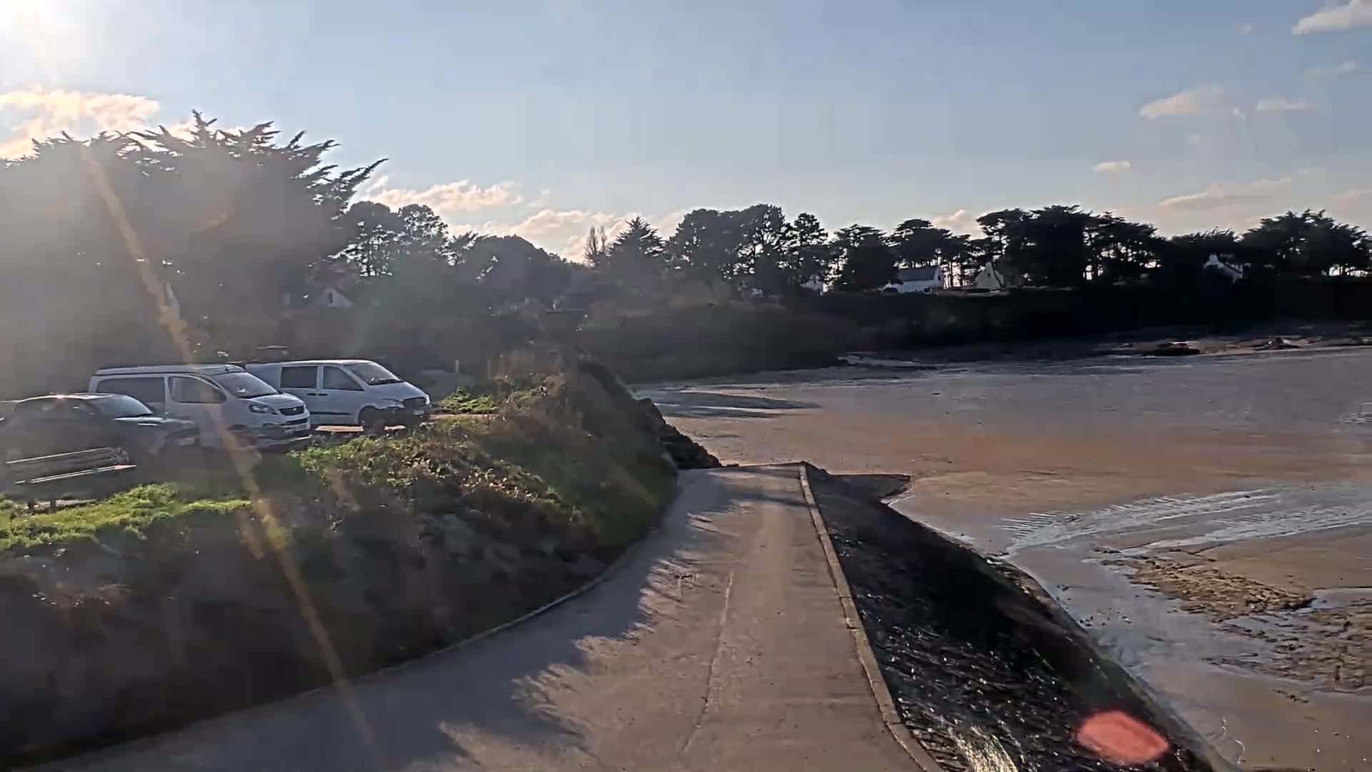 Pénestin, Plage de Betahon Beach Live Cam - Vannes, Morbihan, Bretagne, France