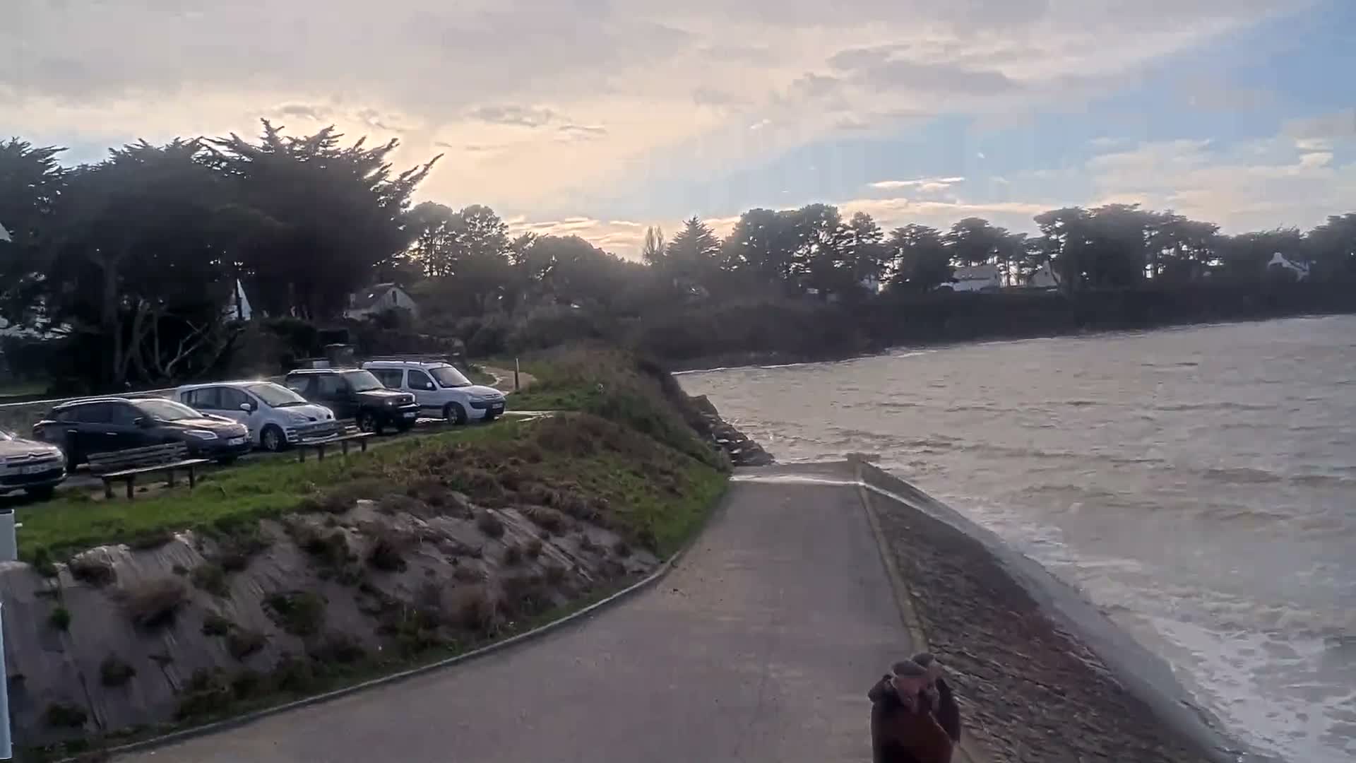 Pénestin, Plage de Betahon Beach Live Cam - Vannes, Morbihan, Bretagne, France