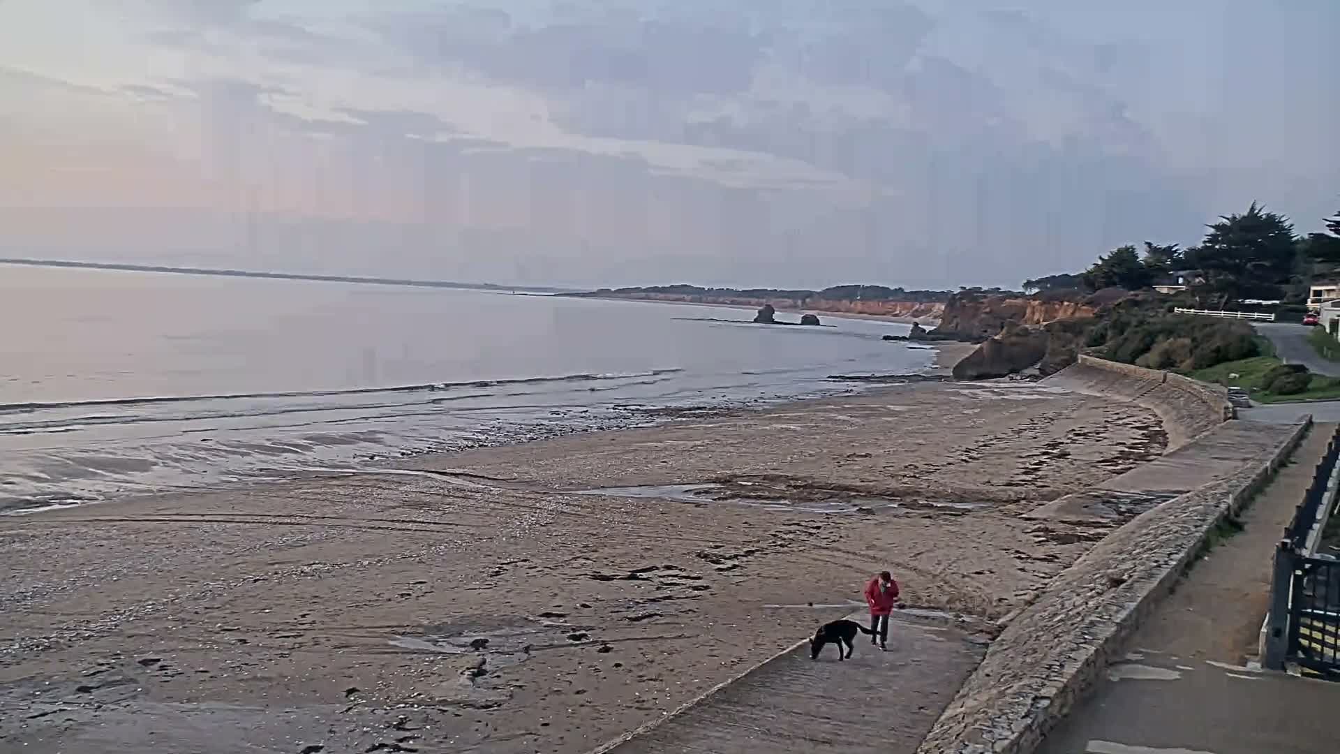 Pénestin, Plage de Betahon Beach Live Cam - Vannes, Morbihan, Bretagne, France