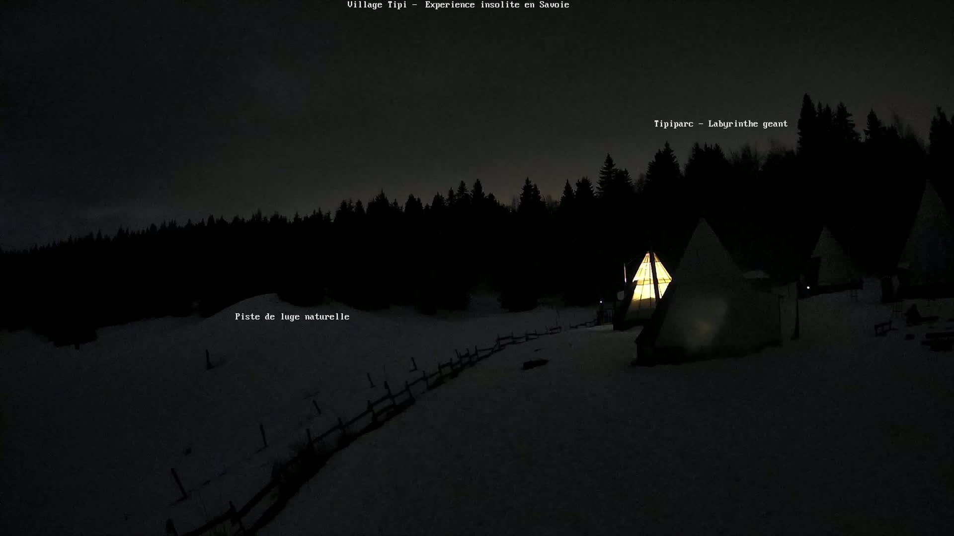 Le Revard - VillageTipi & Ski Slope Live Cam - Chambery, 	Savoie, Auvergne-Rhone-Alpes, France