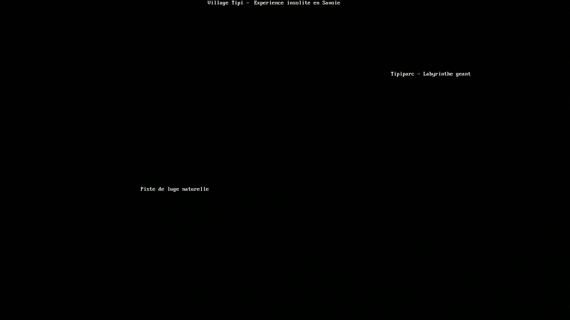 The image is a completely black screen with white text.