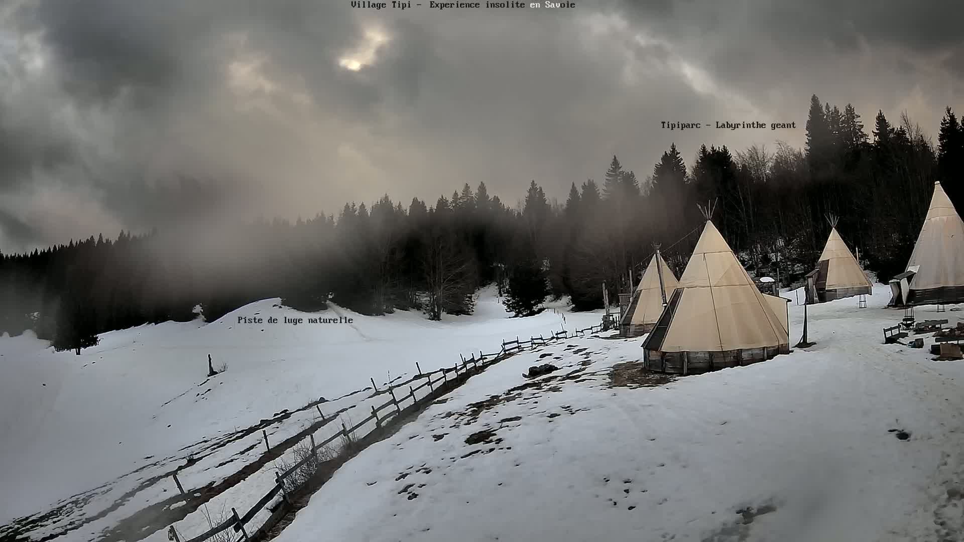 Le Revard - VillageTipi & Ski Slope Live Cam - Chambery, 	Savoie, Auvergne-Rhone-Alpes, France