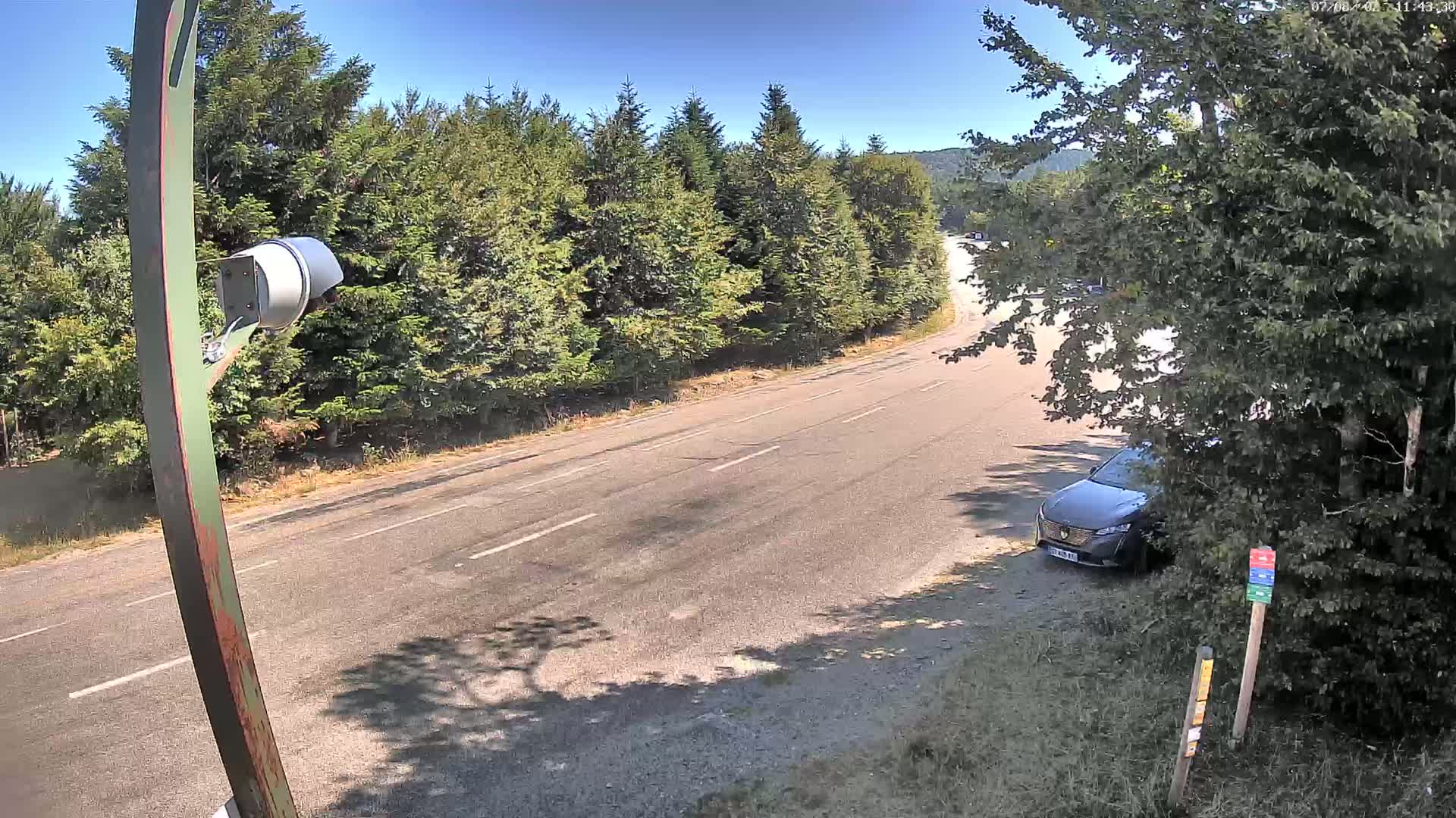 Val-d'Aigoual, Mount l'Aigoual - Station de Prat Peyrot 2 Live Cam - Le Vigan, Gard, Occitanie, France