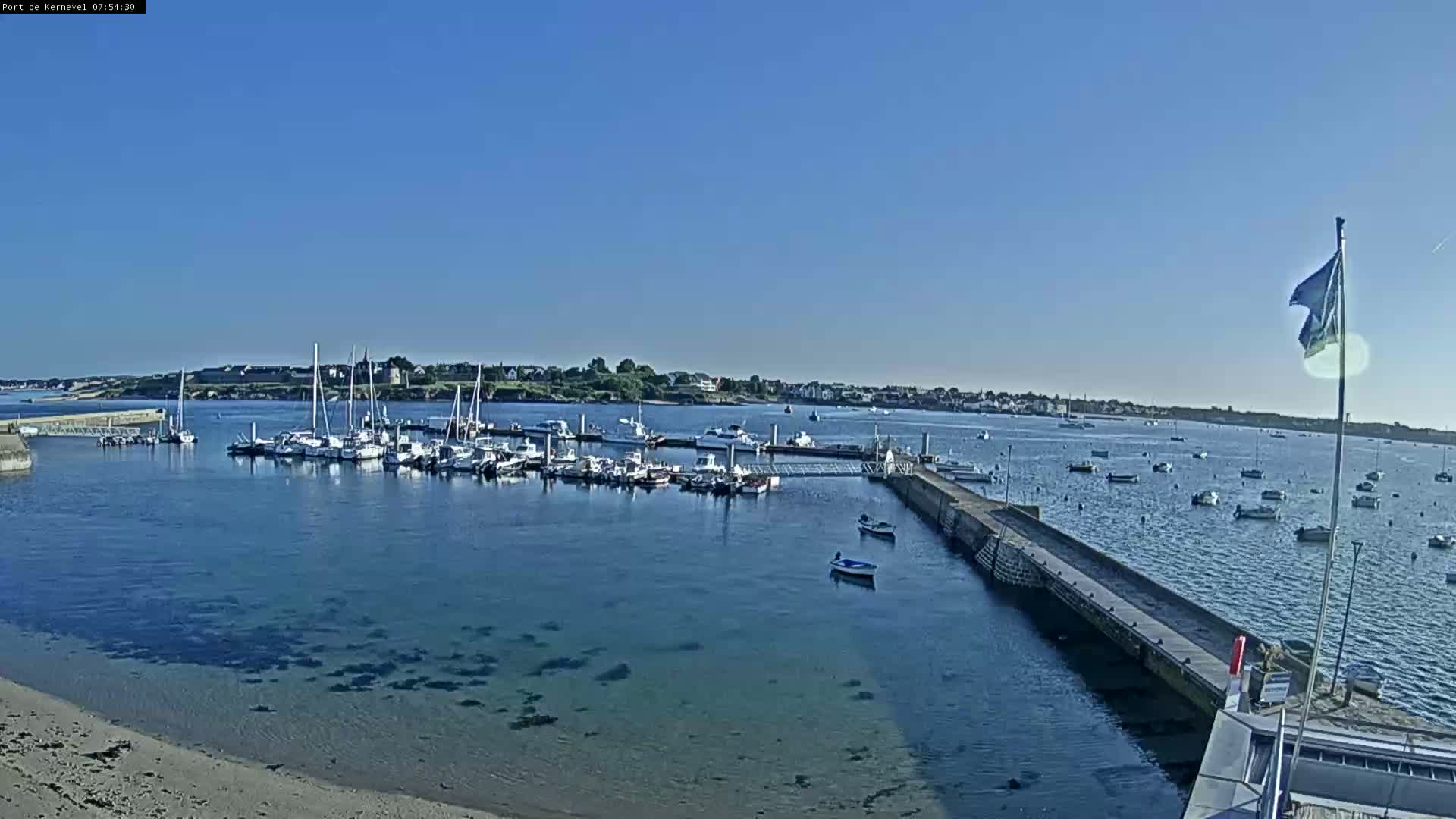 Port de Gavres Marine Live Cam - Lorient, Morbihan, Bretagne, France