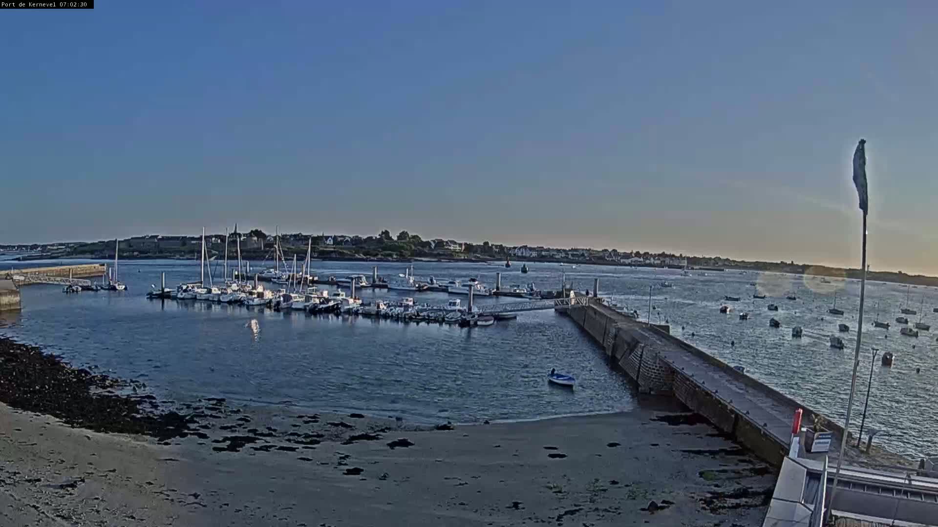 Port de Gavres Marine Live Cam - Lorient, Morbihan, Bretagne, France