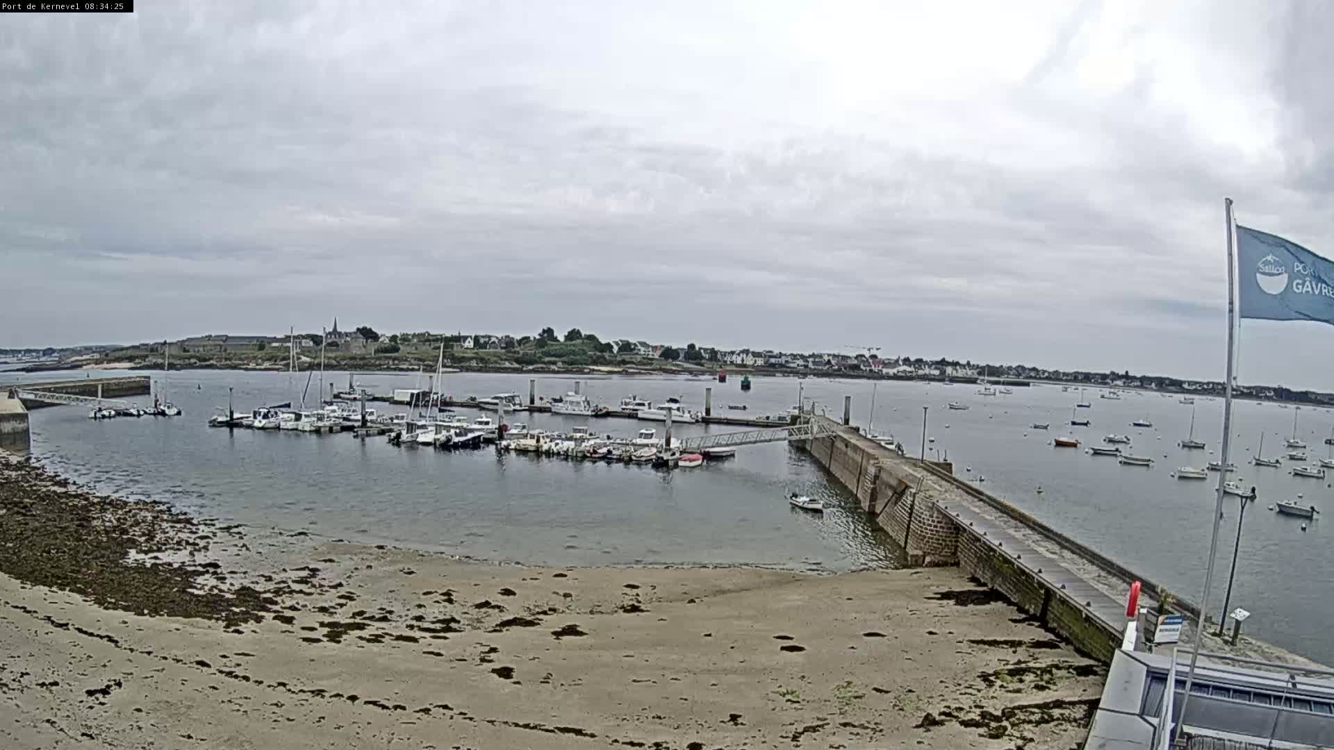 Port de Gavres Marine Live Cam - Lorient, Morbihan, Bretagne, France