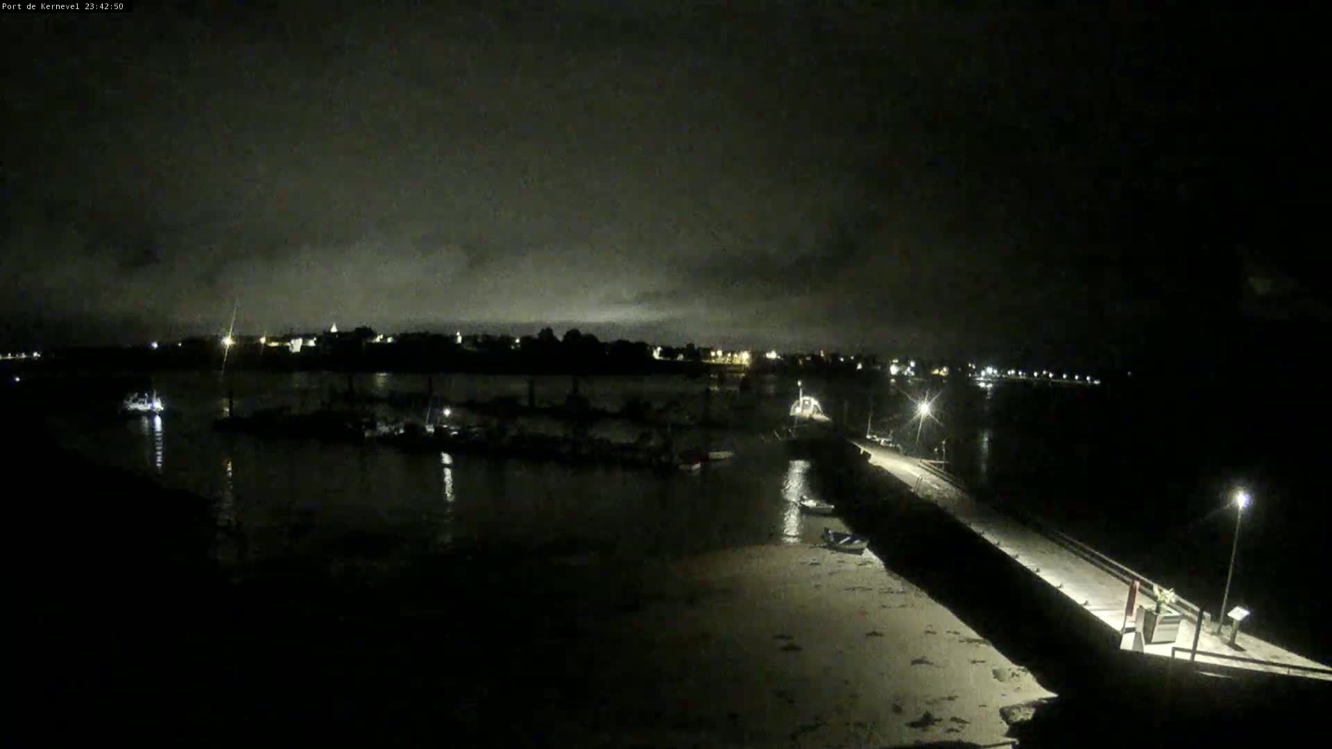 Port de Gavres Marine Live Cam - Lorient, Morbihan, Bretagne, France