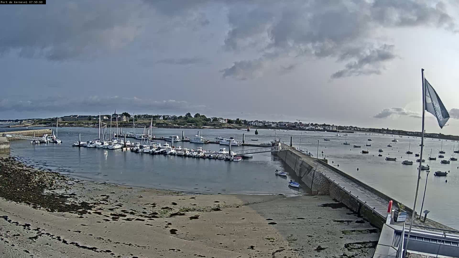 Port de Gavres Marine Live Cam - Lorient, Morbihan, Bretagne, France