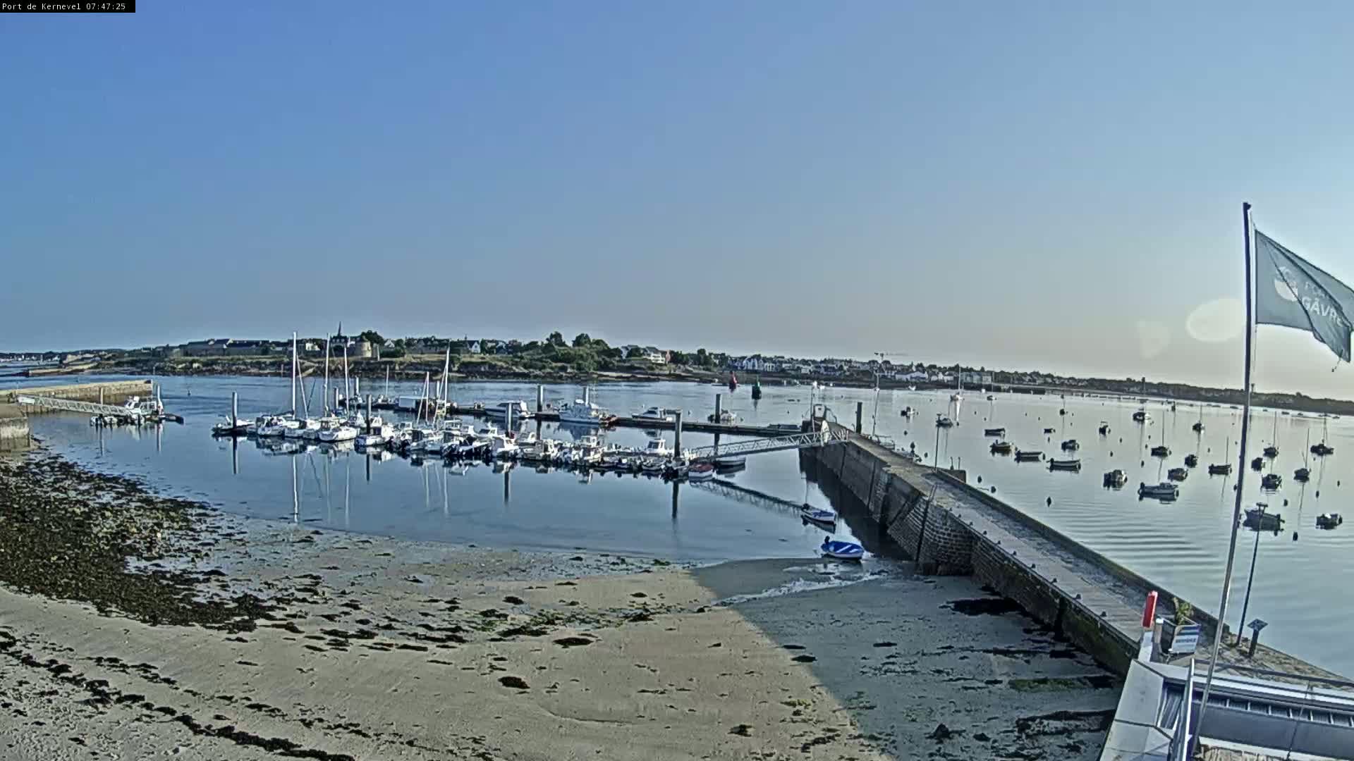 Port de Gavres Marine Live Cam - Lorient, Morbihan, Bretagne, France