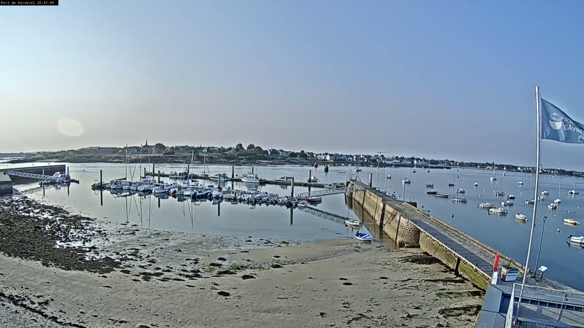 Port de Gavres Marine Live Cam - Lorient, Morbihan, Bretagne, France