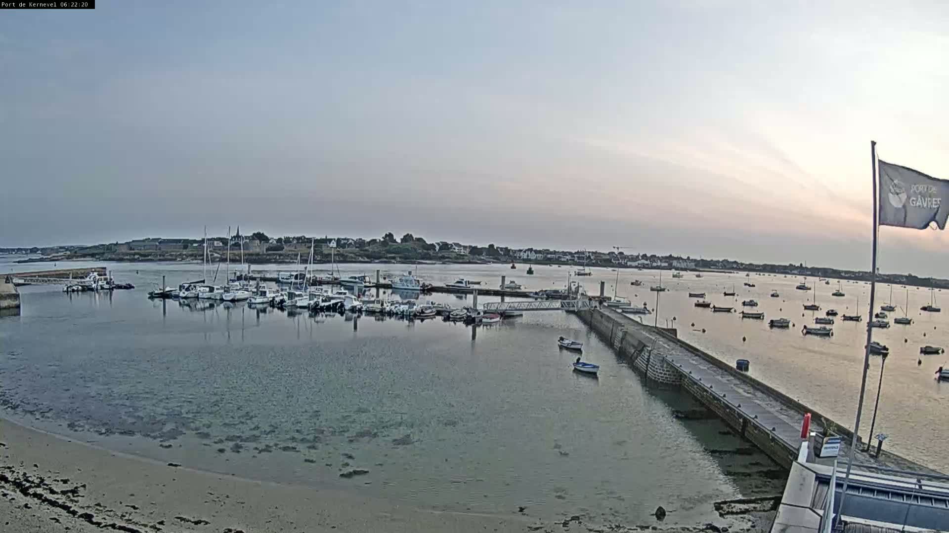 Port de Gavres Marine Live Cam - Lorient, Morbihan, Bretagne, France