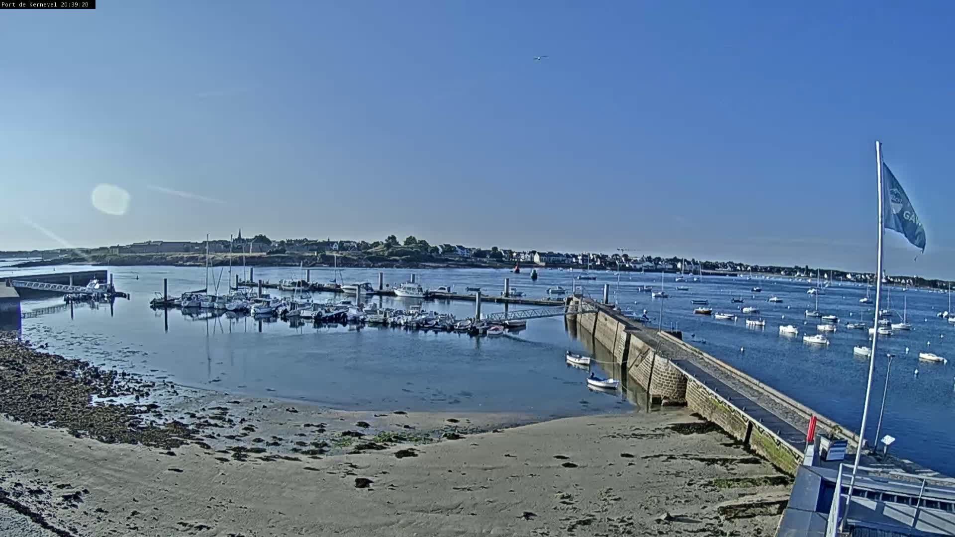 Port de Gavres Marine Live Cam - Lorient, Morbihan, Bretagne, France