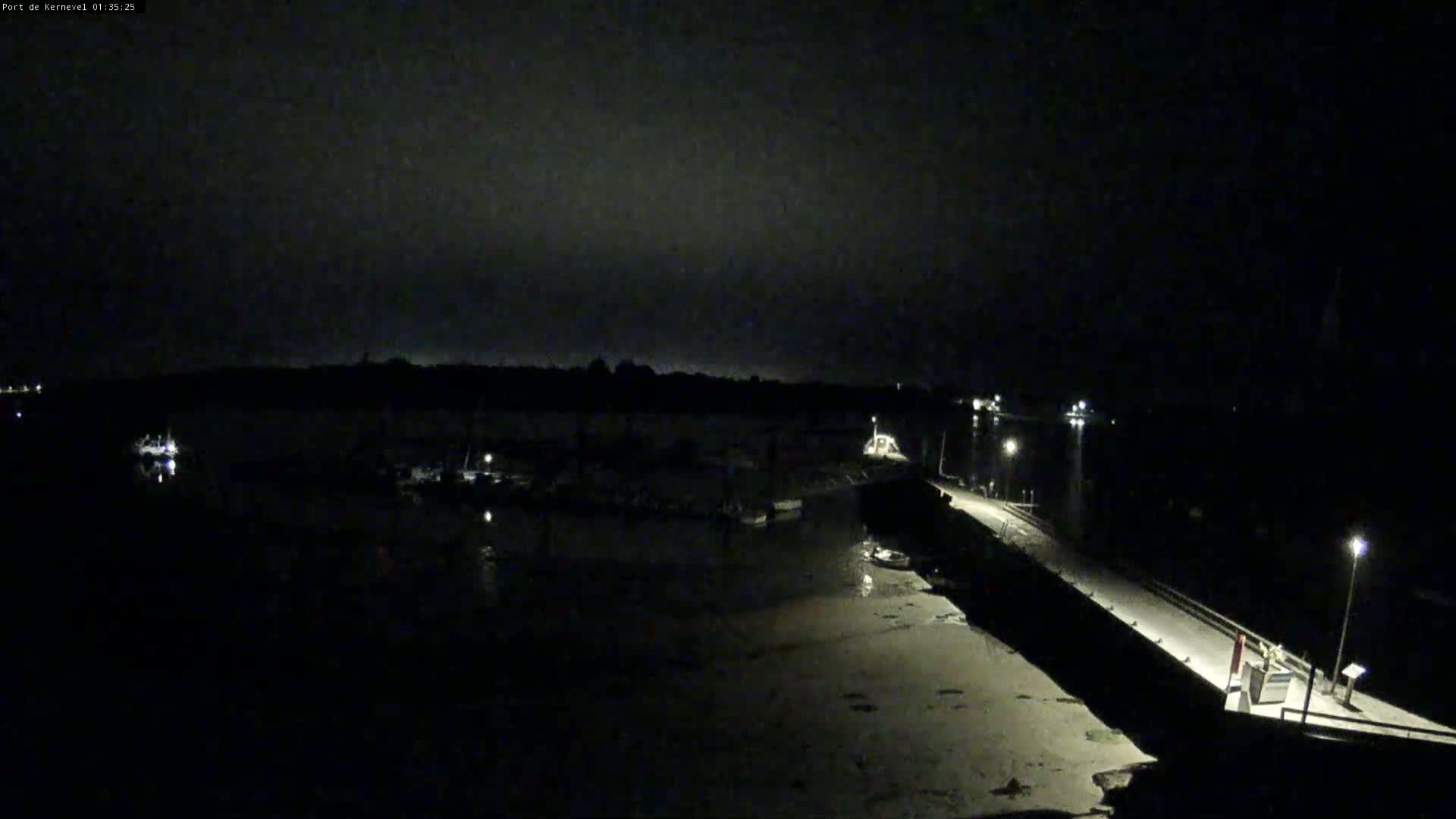 Port de Gavres Marine Live Cam - Lorient, Morbihan, Bretagne, France
