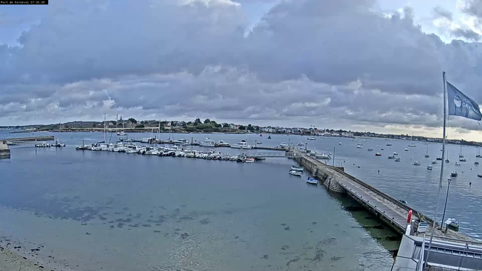 Port de Gavres Marine Live Cam - Lorient, Morbihan, Bretagne, France