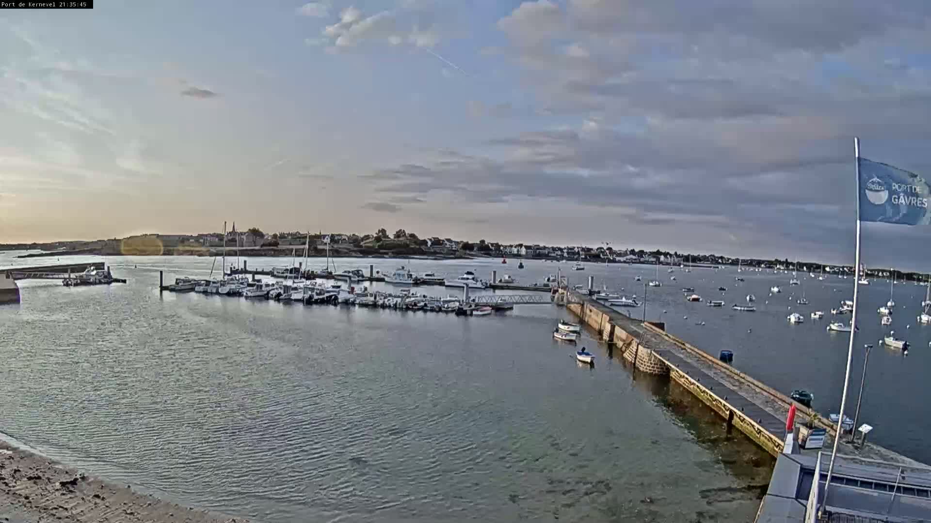 Port de Gavres Marine Live Cam - Lorient, Morbihan, Bretagne, France