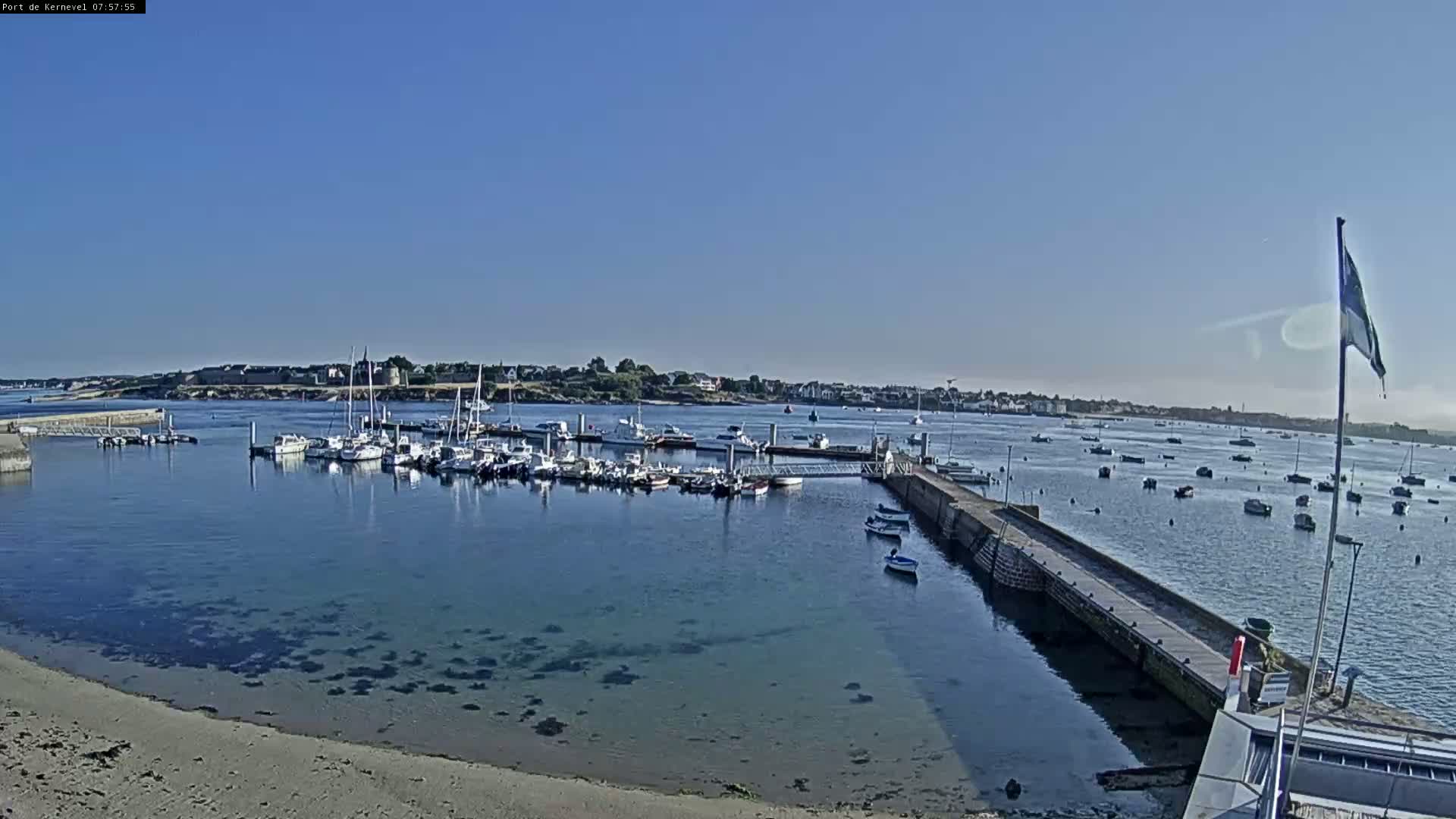 Port de Gavres Marine Live Cam - Lorient, Morbihan, Bretagne, France