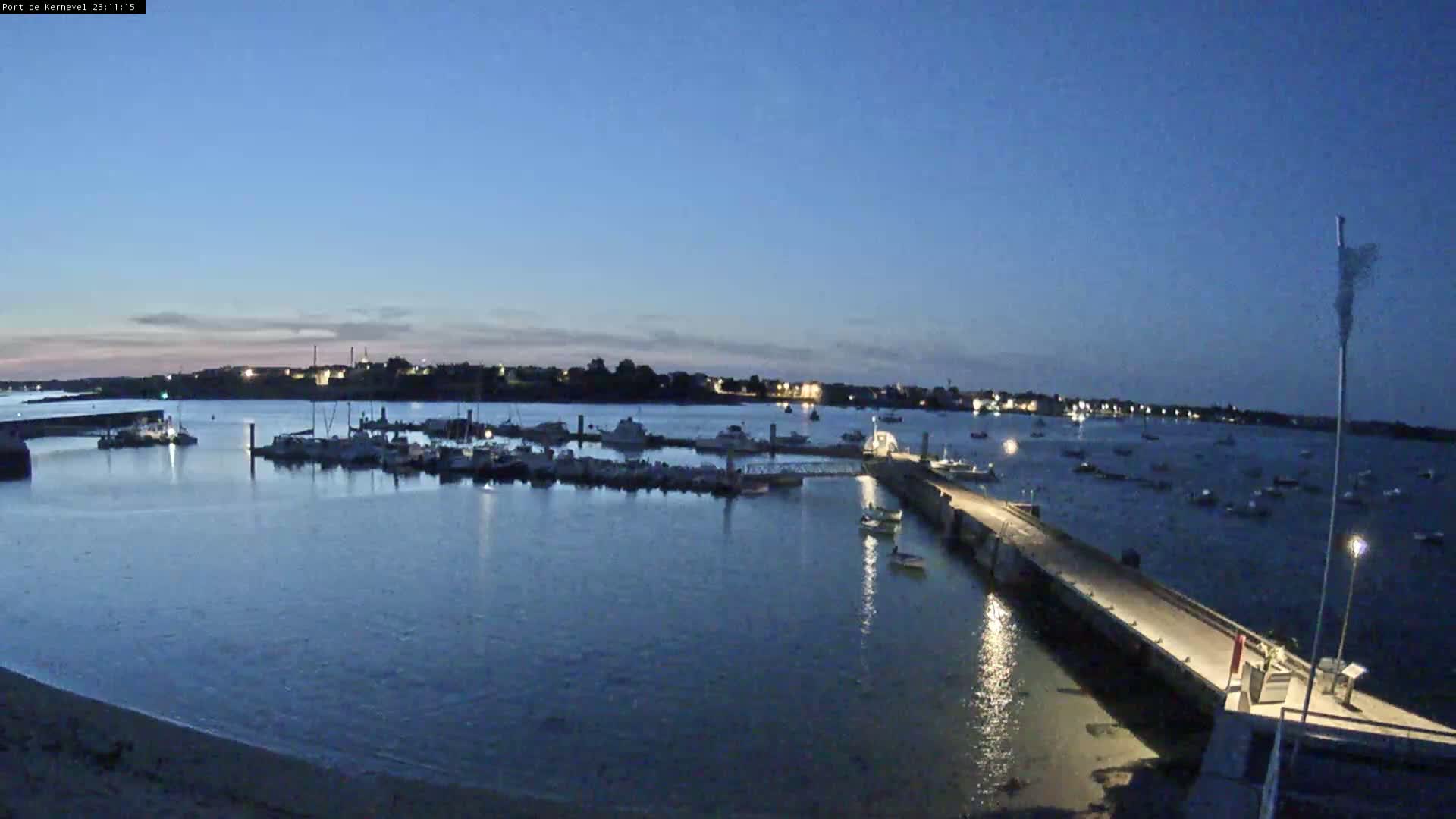 Port de Gavres Marine Live Cam - Lorient, Morbihan, Bretagne, France