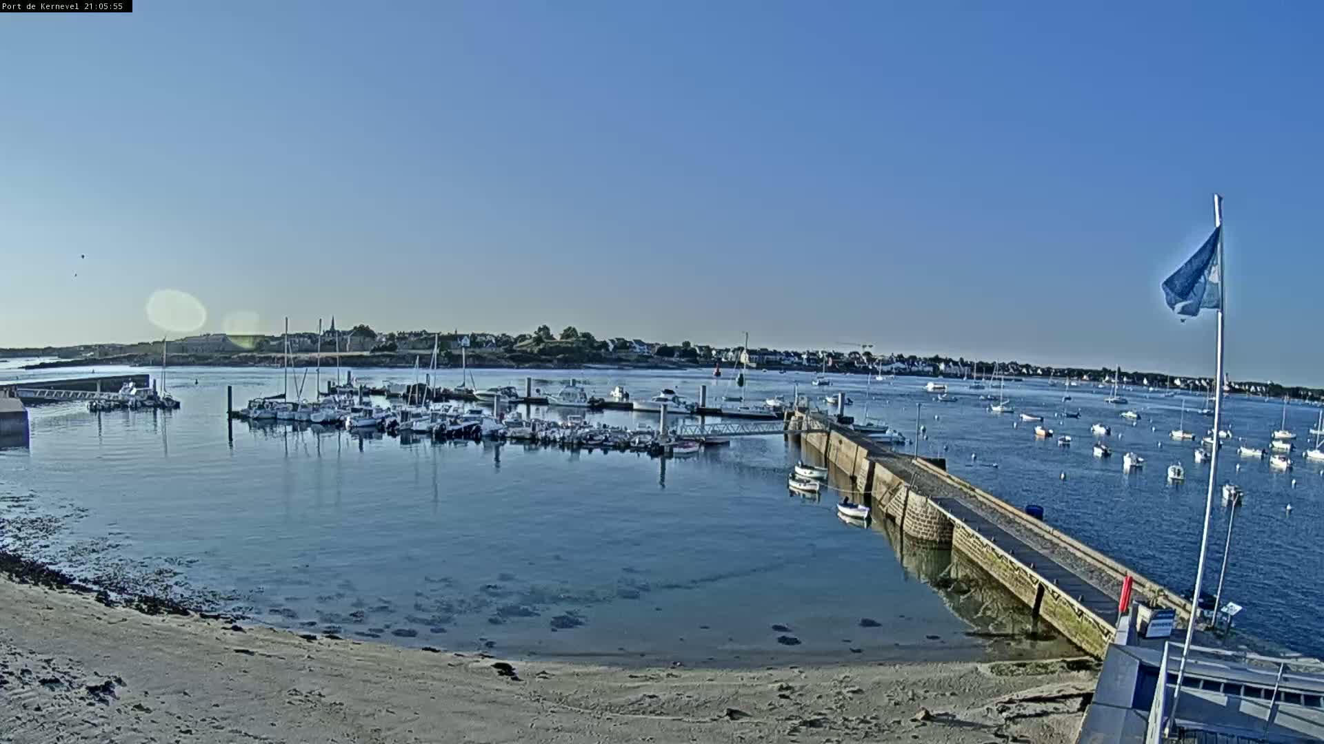 Port de Gavres Marine Live Cam - Lorient, Morbihan, Bretagne, France