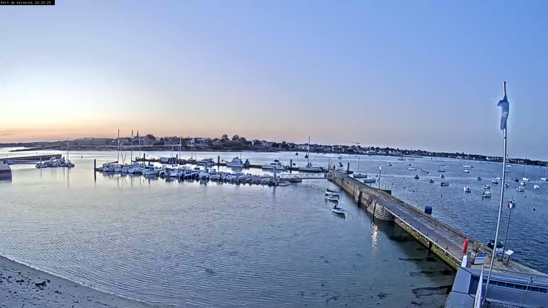 Port de Gavres Marine Live Cam - Lorient, Morbihan, Bretagne, France