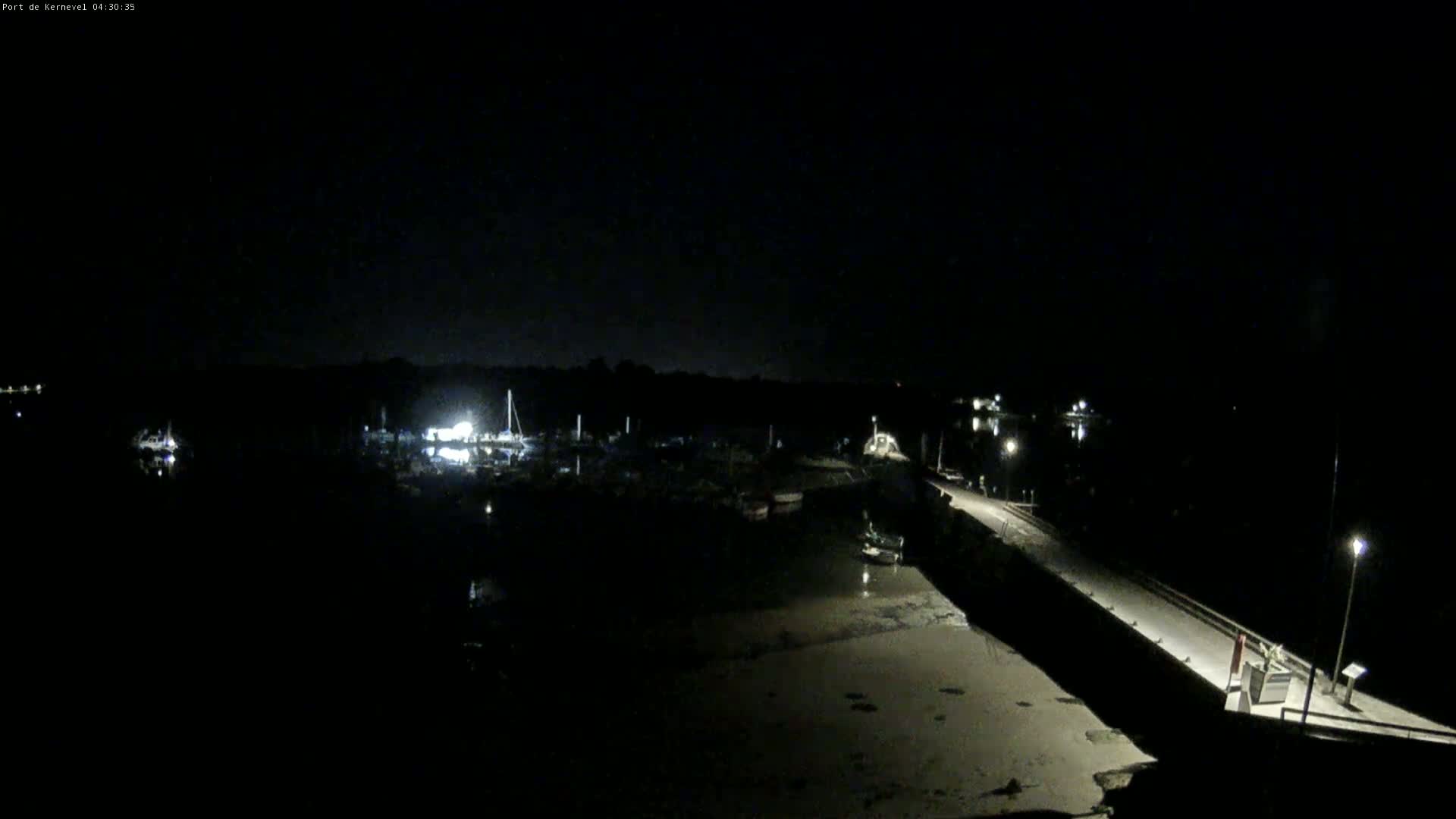 Port de Gavres Marine Live Cam - Lorient, Morbihan, Bretagne, France
