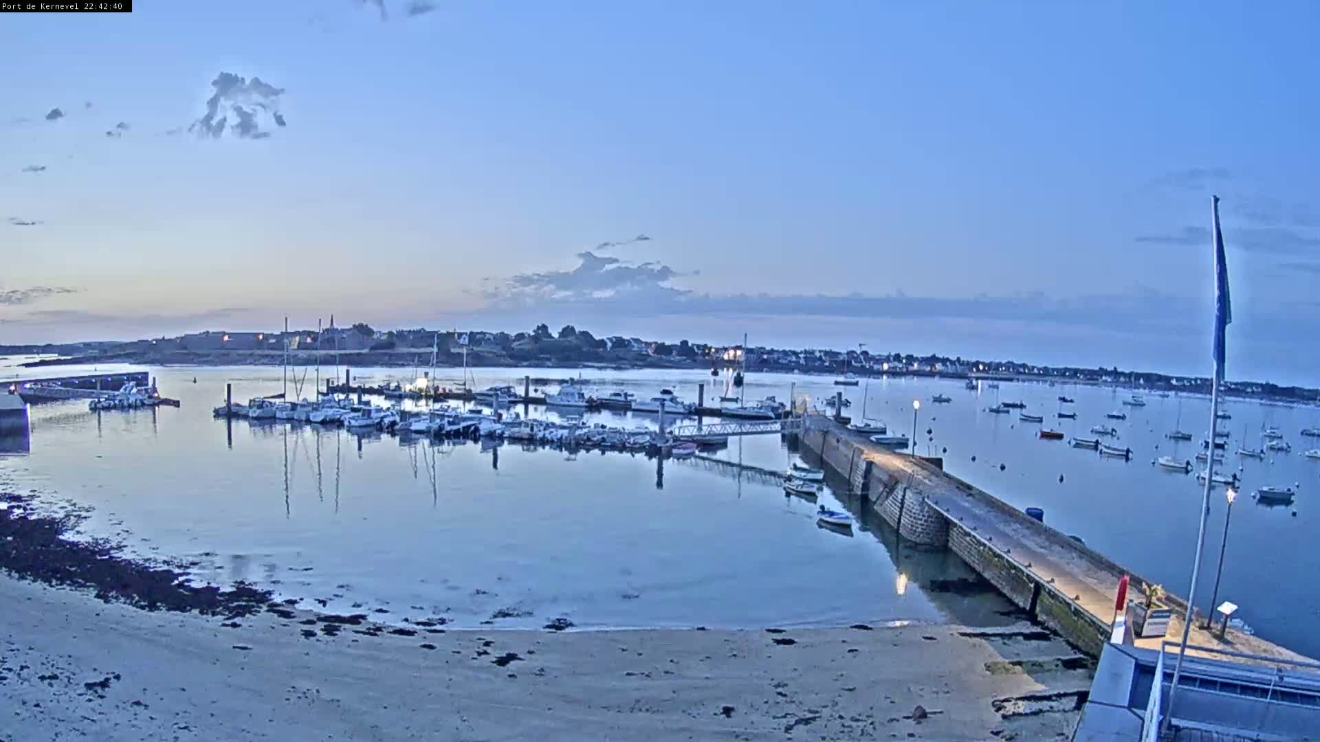 Port de Gavres Marine Live Cam - Lorient, Morbihan, Bretagne, France