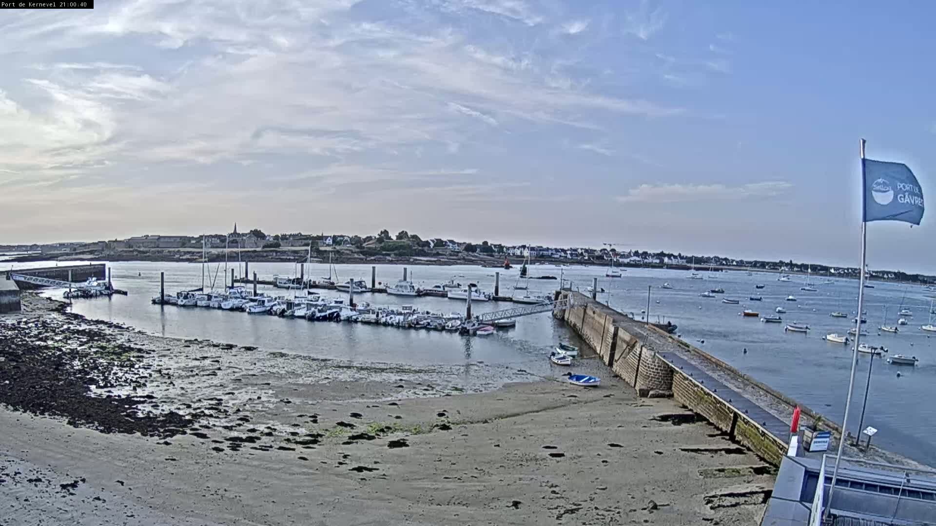 Port de Gavres Marine Live Cam - Lorient, Morbihan, Bretagne, France