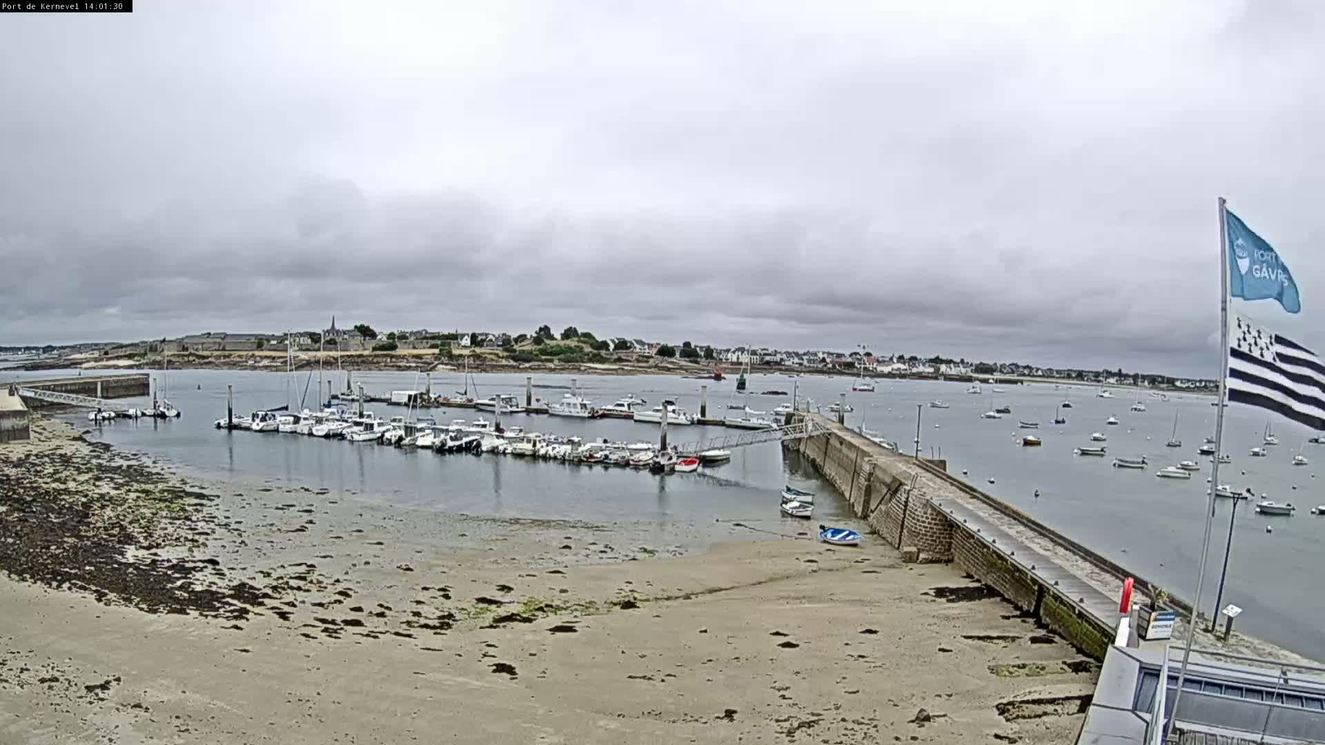 Port de Gavres Marine Live Cam - Lorient, Morbihan, Bretagne, France