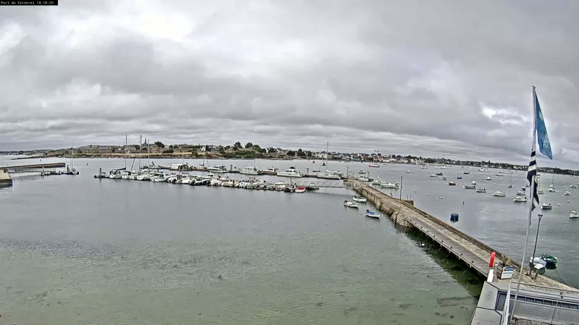 Port de Gavres Marine Live Cam - Lorient, Morbihan, Bretagne, France