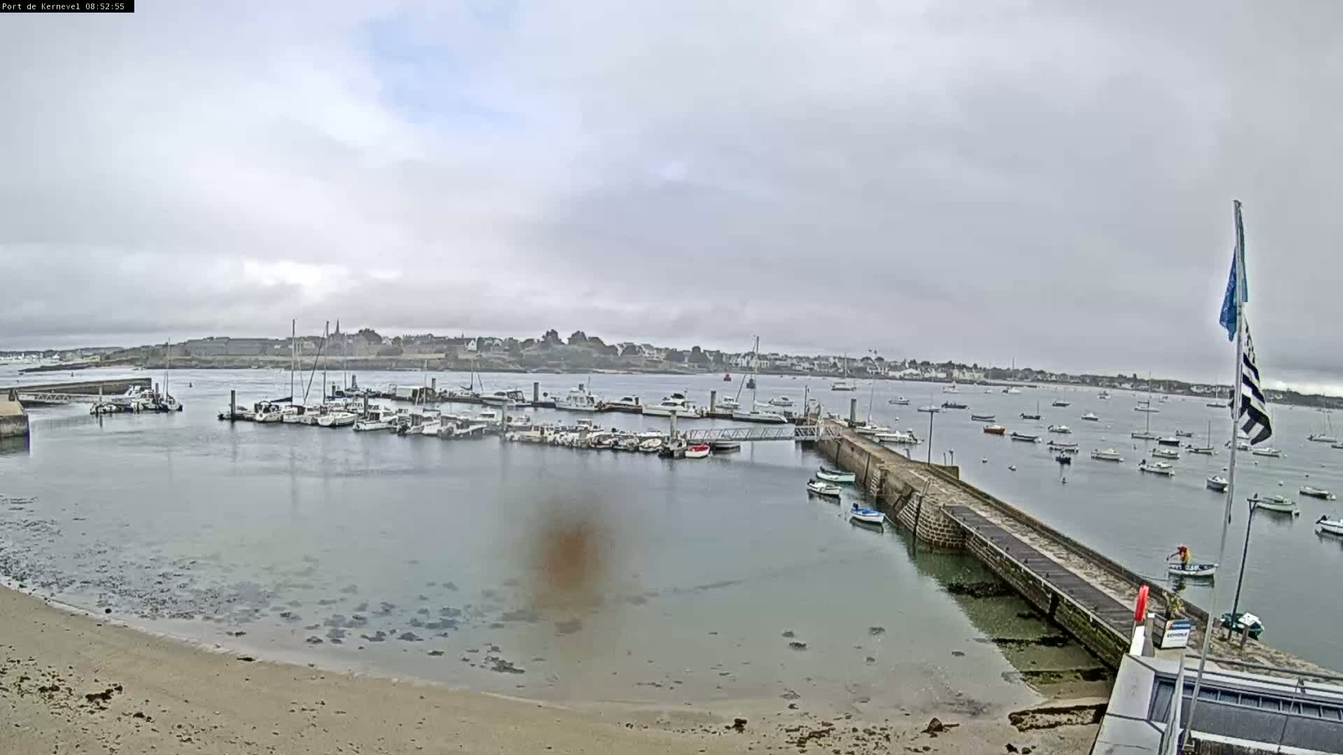 Port de Gavres Marine Live Cam - Lorient, Morbihan, Bretagne, France