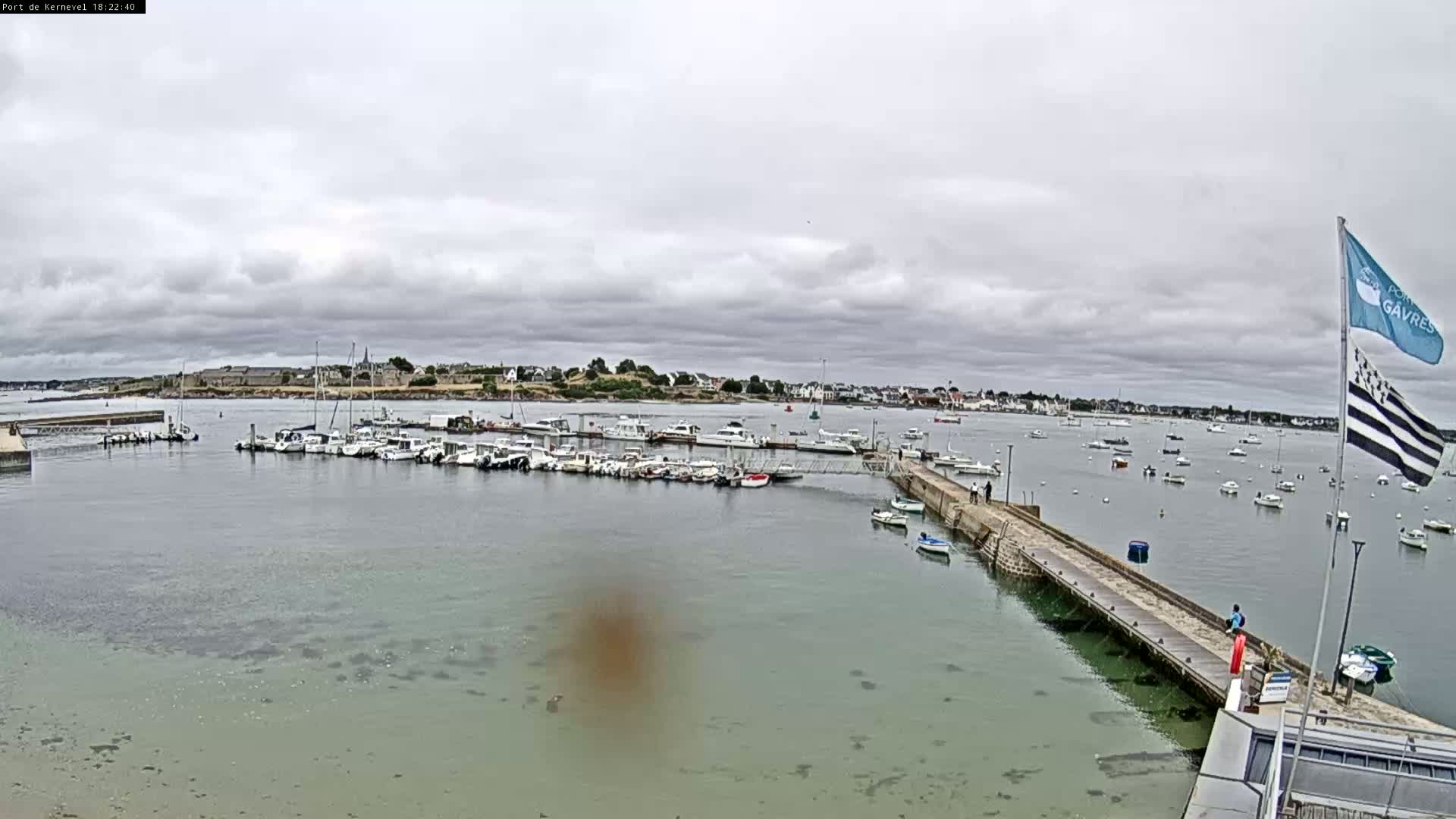 Port de Gavres Marine Live Cam - Lorient, Morbihan, Bretagne, France