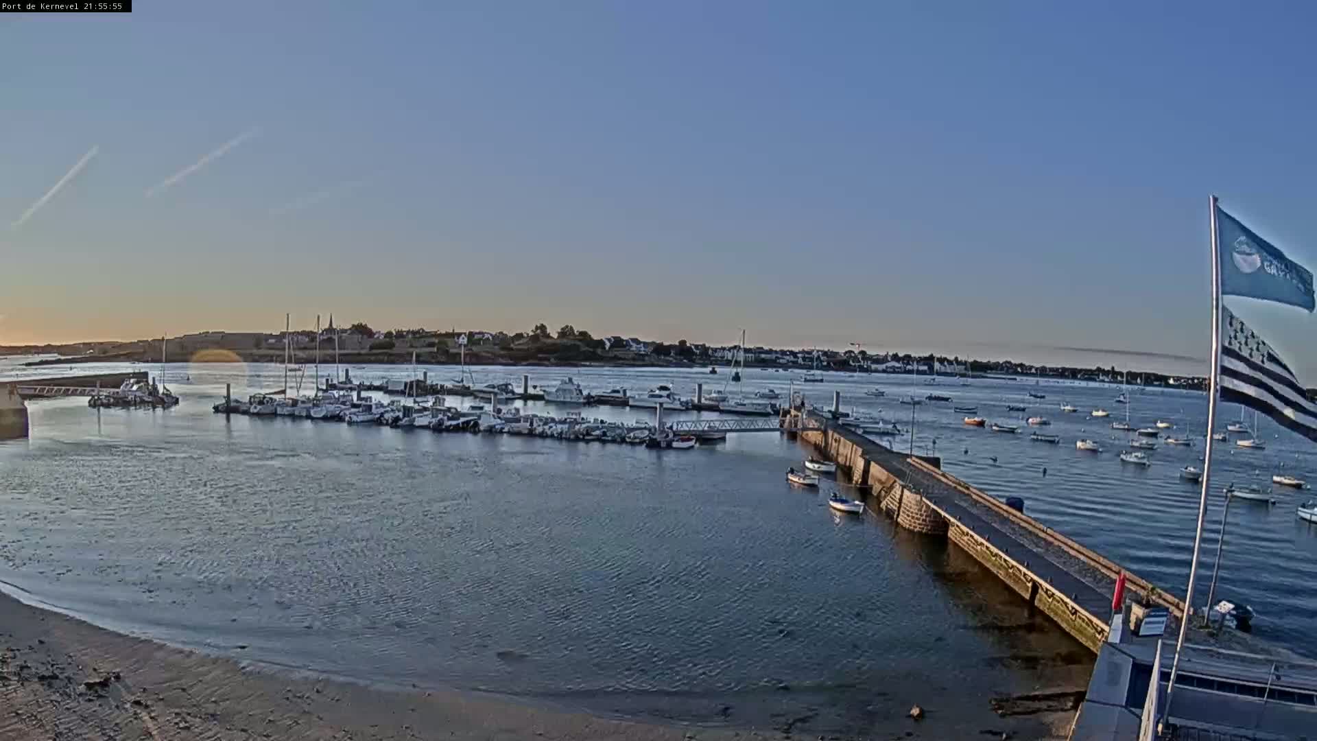 Port de Gavres Marine Live Cam - Lorient, Morbihan, Bretagne, France