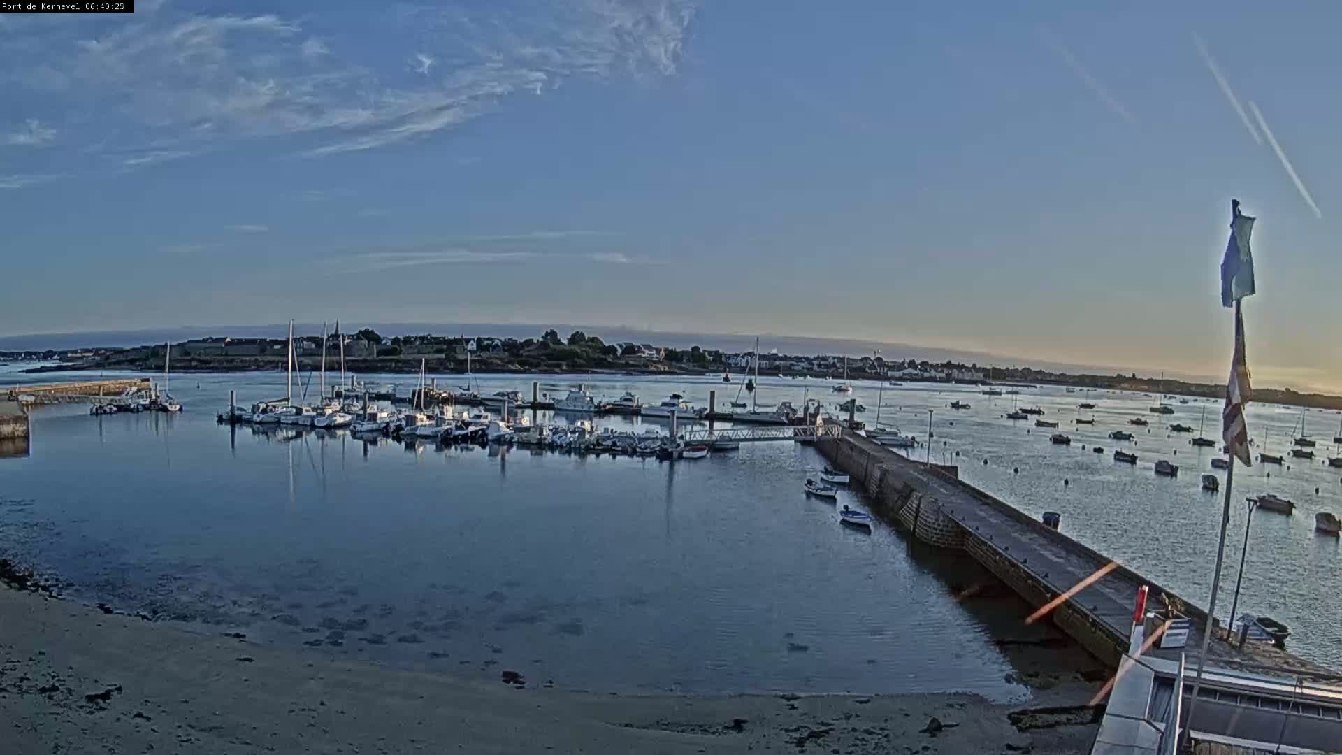 Port de Gavres Marine Live Cam - Lorient, Morbihan, Bretagne, France