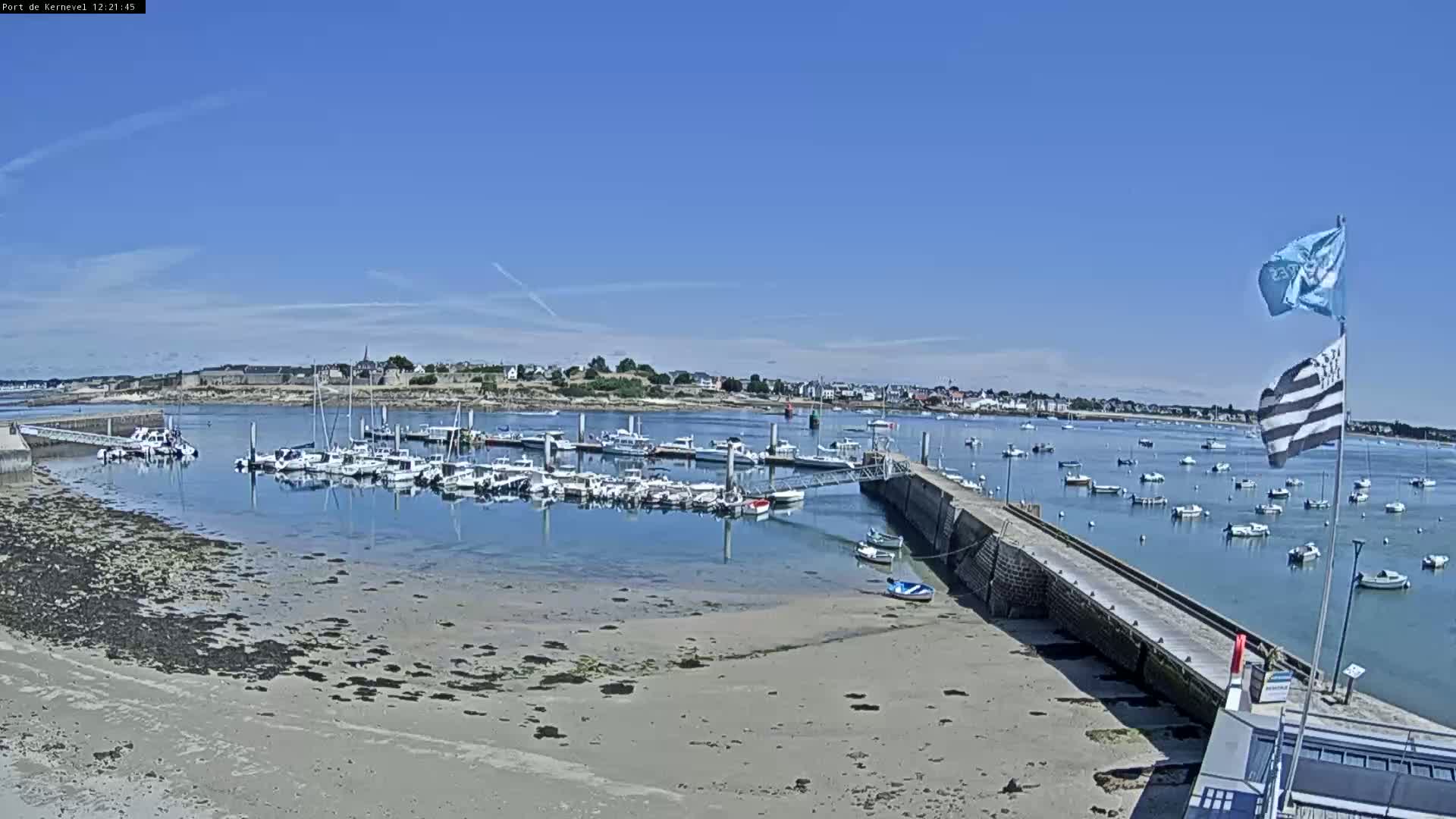 Port de Gavres Marine Live Cam - Lorient, Morbihan, Bretagne, France