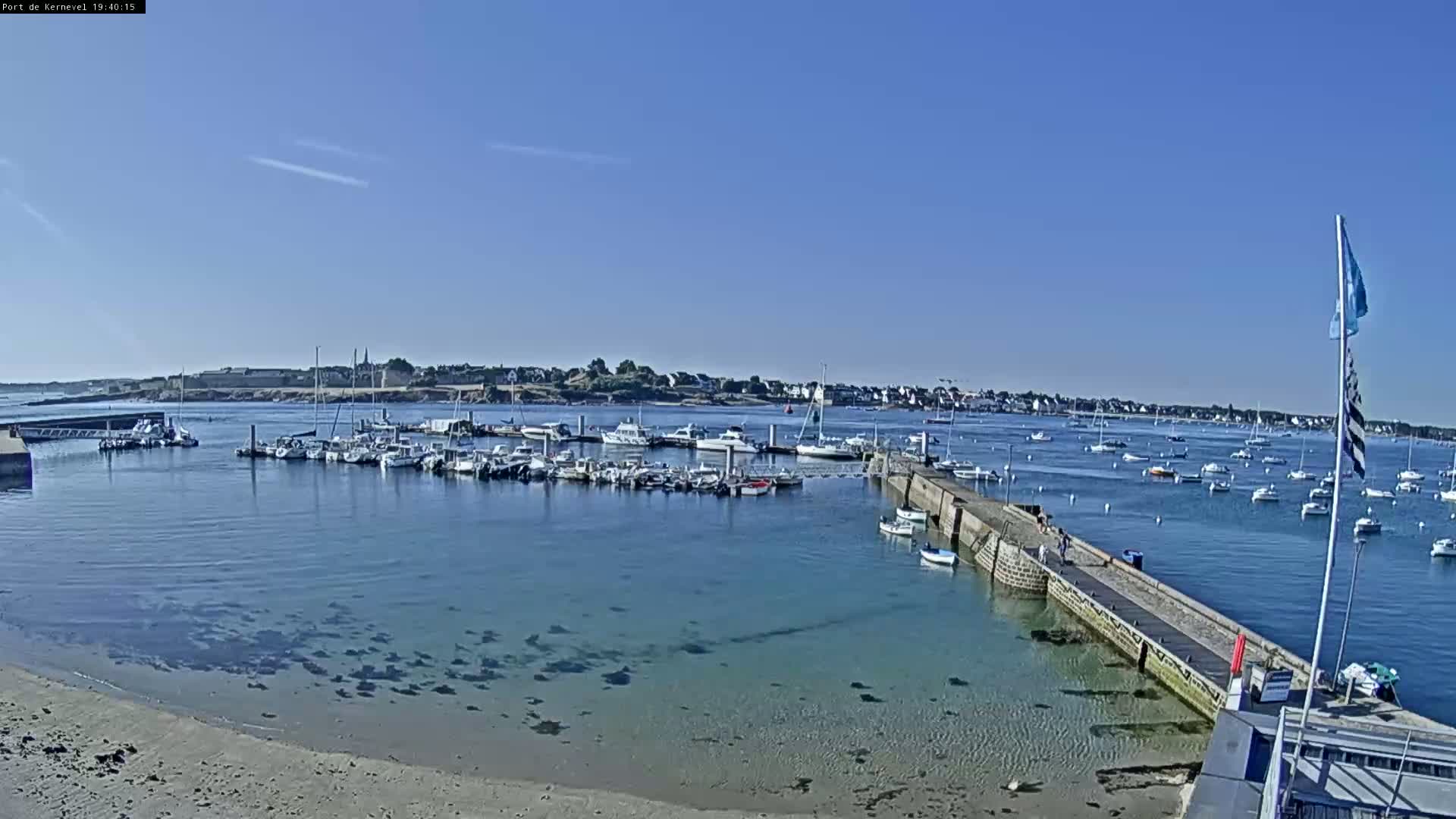 Port de Gavres Marine Live Cam - Lorient, Morbihan, Bretagne, France