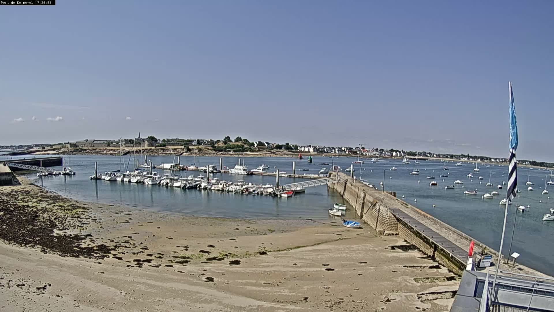 Port de Gavres Marine Live Cam - Lorient, Morbihan, Bretagne, France